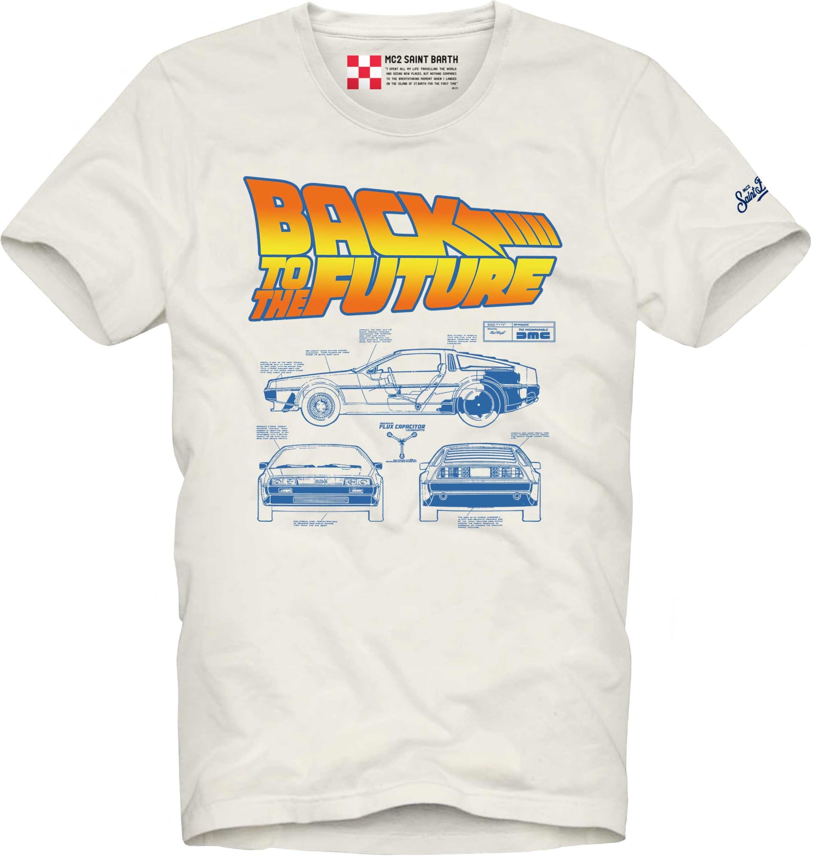 MC2 Saint Barth Back To The Future Printed Man T-shirt