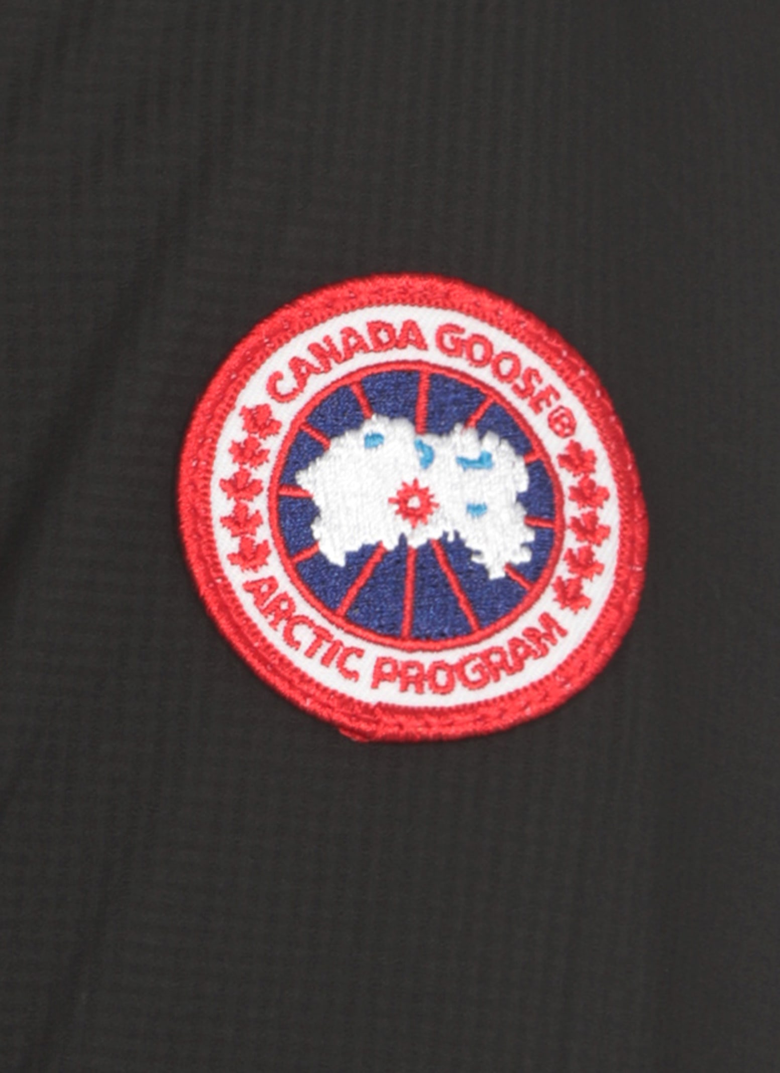 Canada Goose High Neck Down Jacket With Zip Pockets In Black