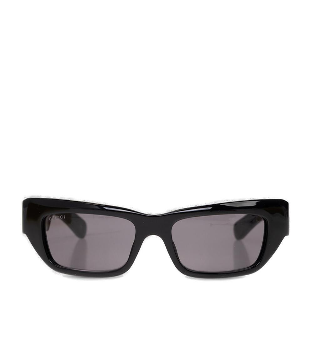 Shop Gucci Rectangle Framed Sunglasses