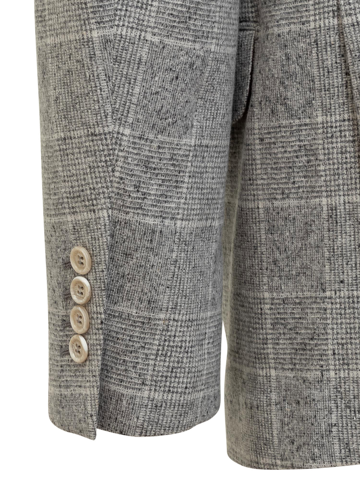 Shop Brunello Cucinelli Deconstructed Jacket In Perla