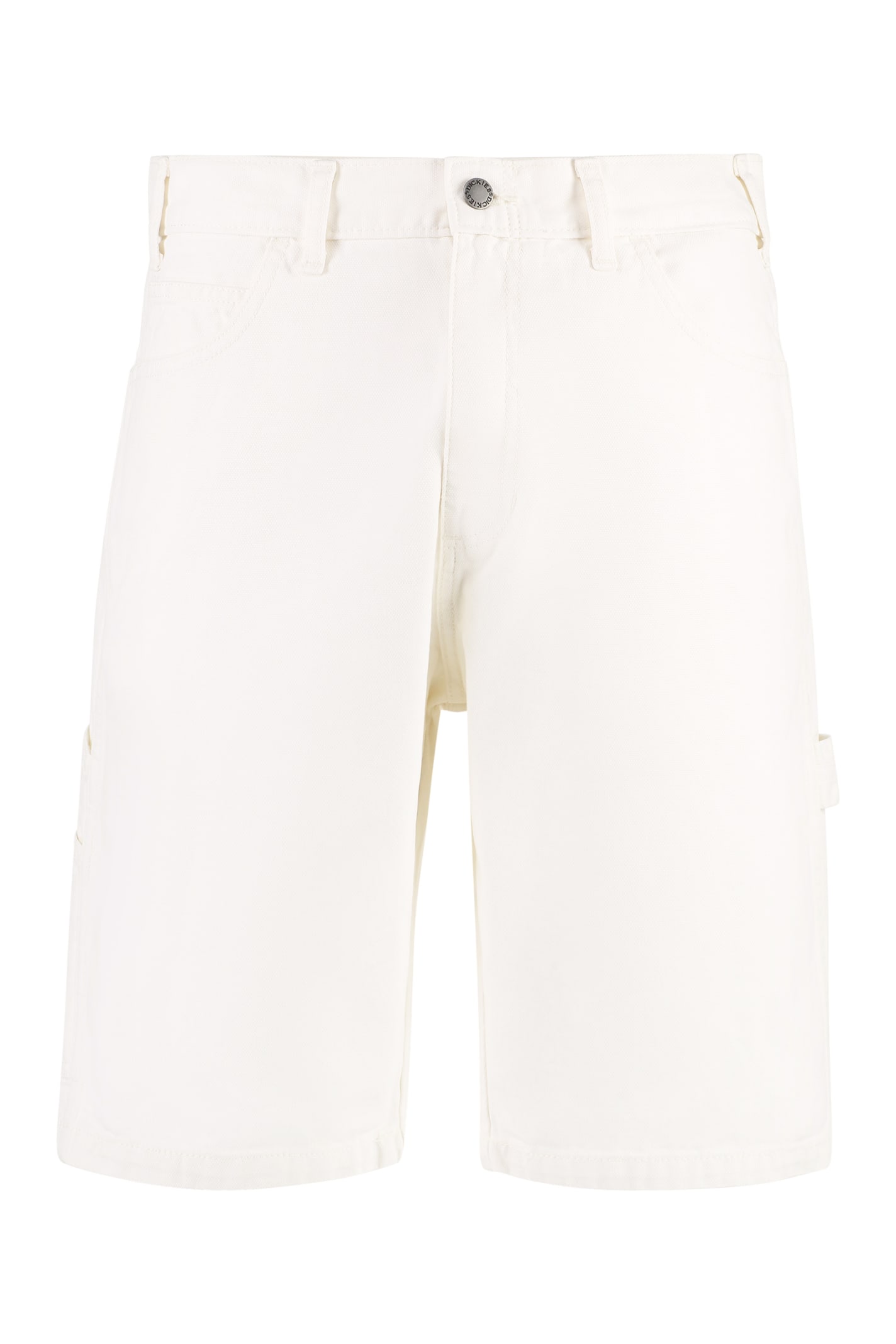Shop Dickies Duck Cotton Shorts In White