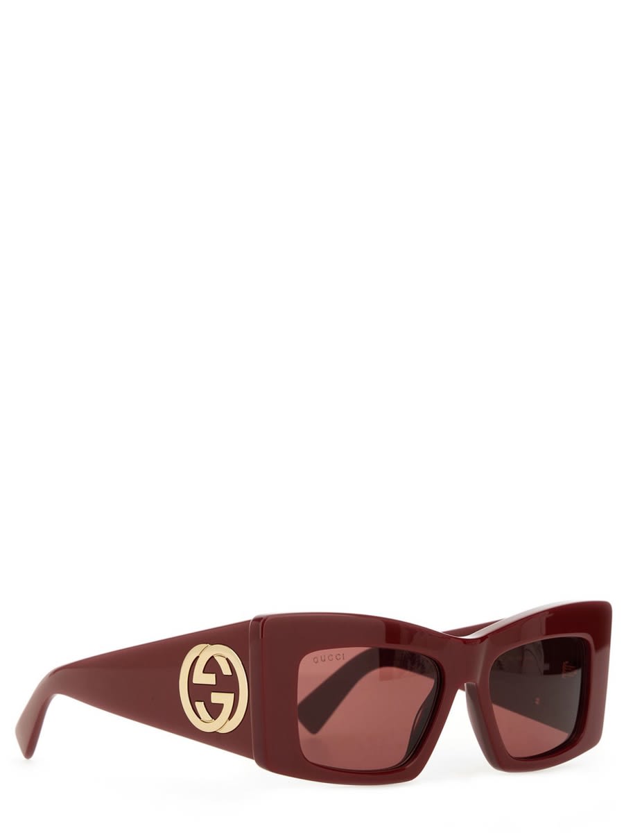 Gucci Stylish Square Frame Sunglasses With Colored Lenses