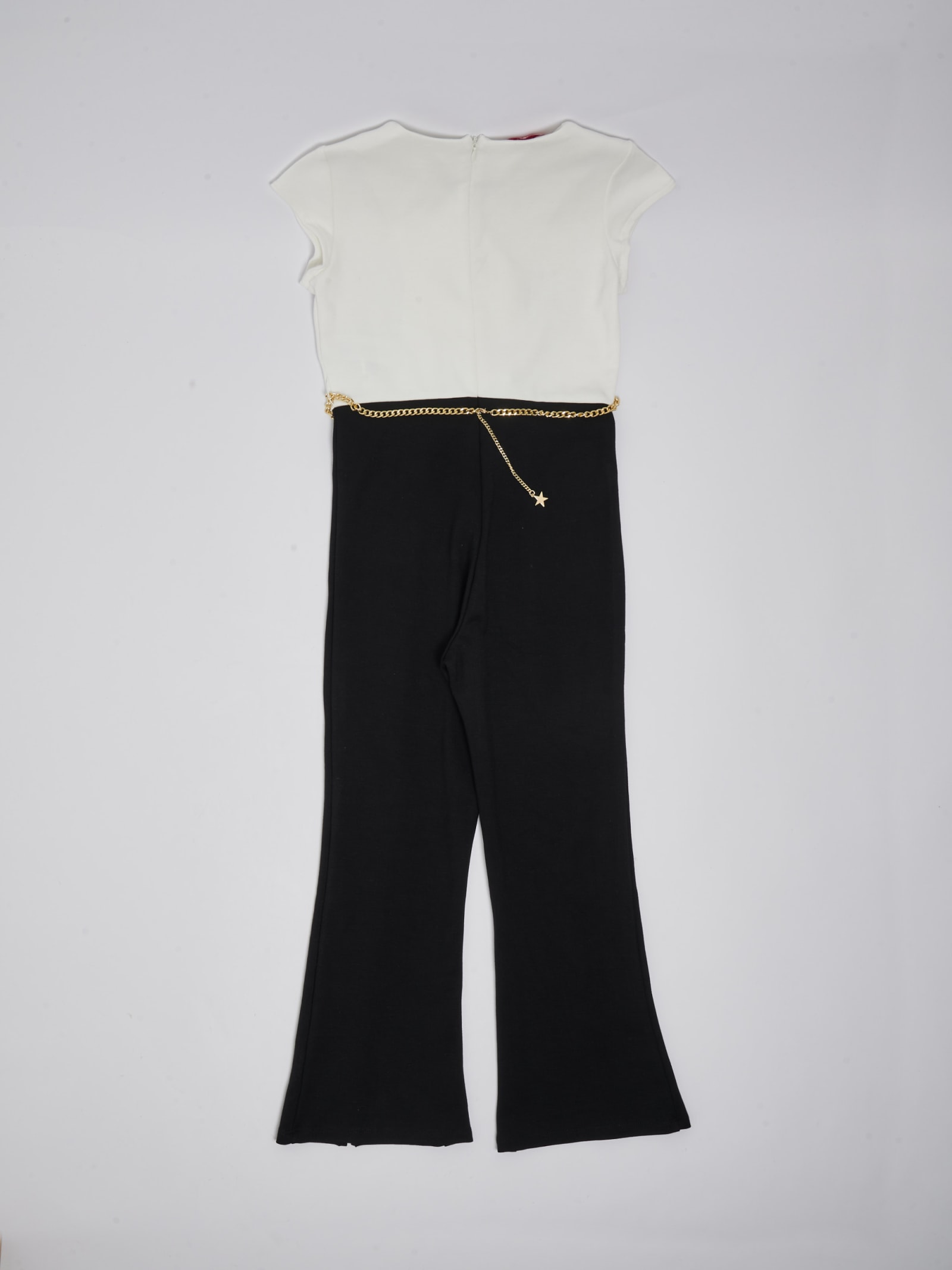Shop Liu •jo Jumpsuits Jump Suit In Bianco-nero