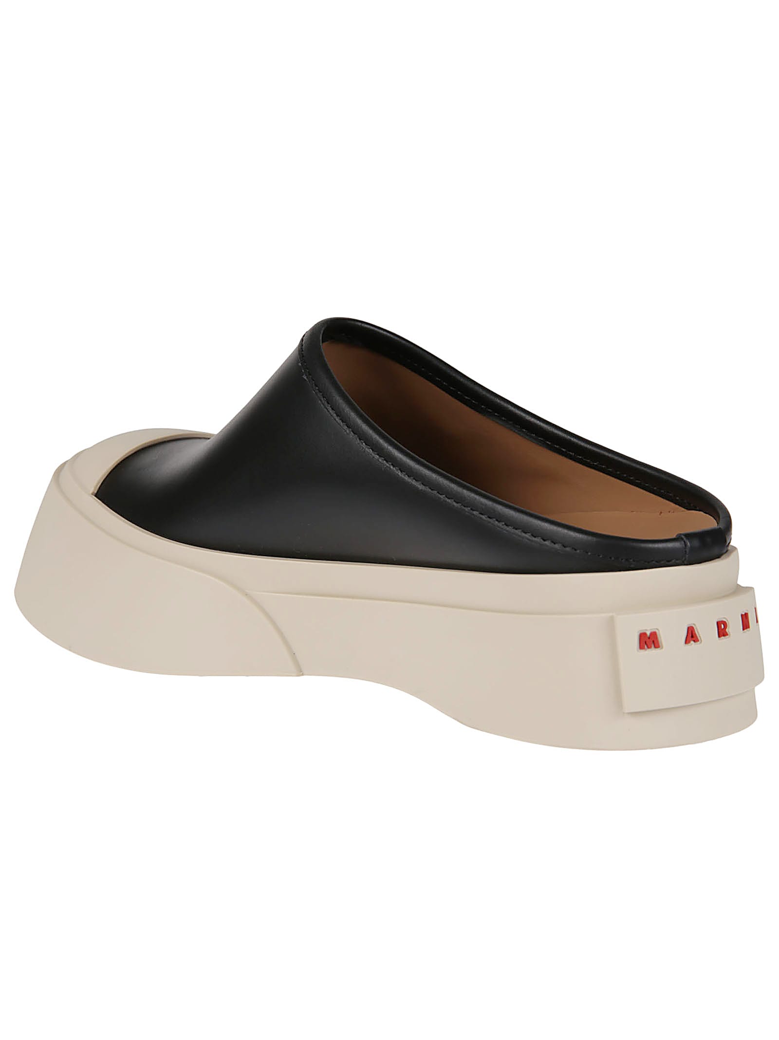 Shop Marni Pablo Sabot Sneakers In Black