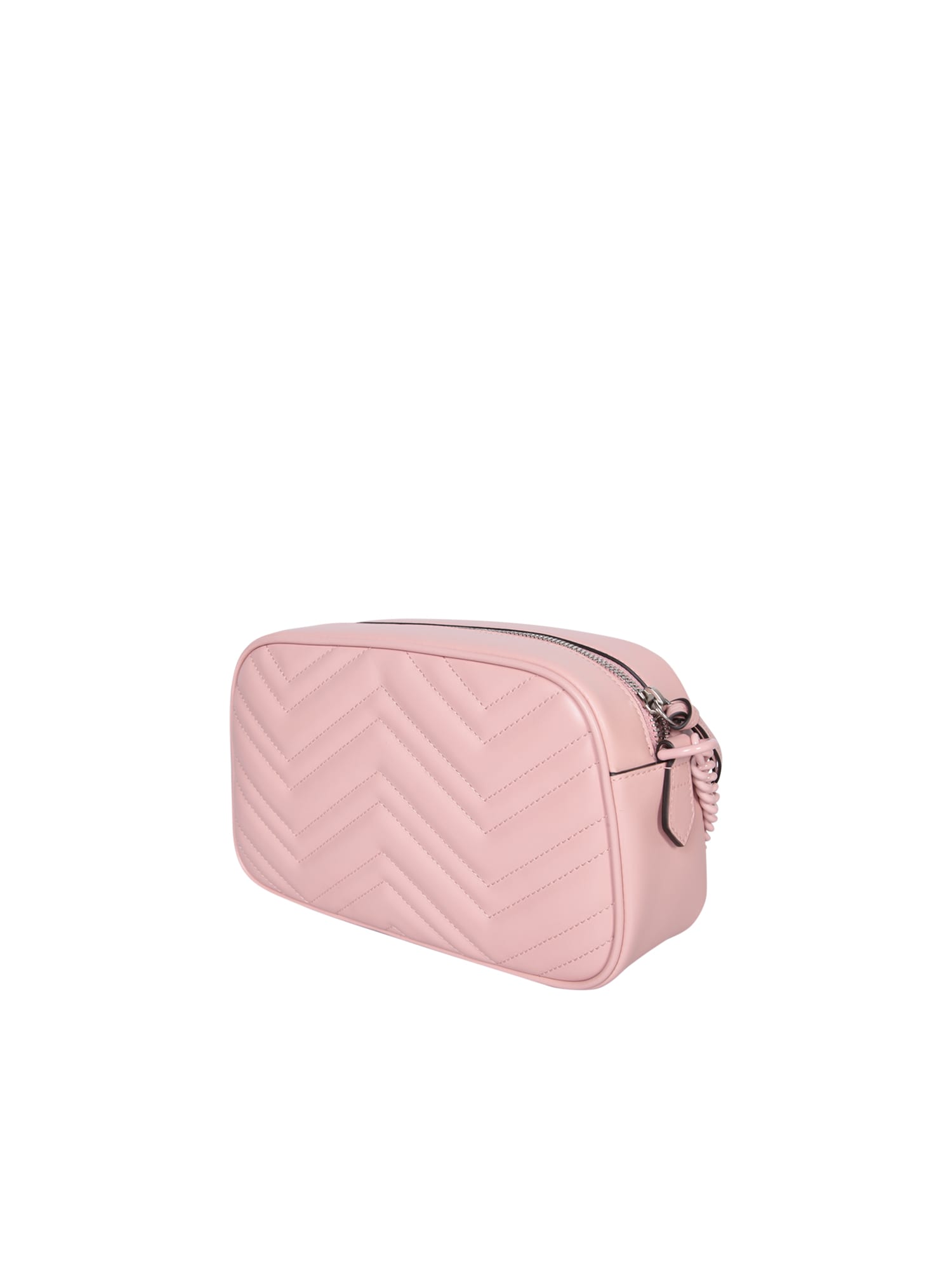 Shop Gucci Marmont Gg Tonal Pink Bag