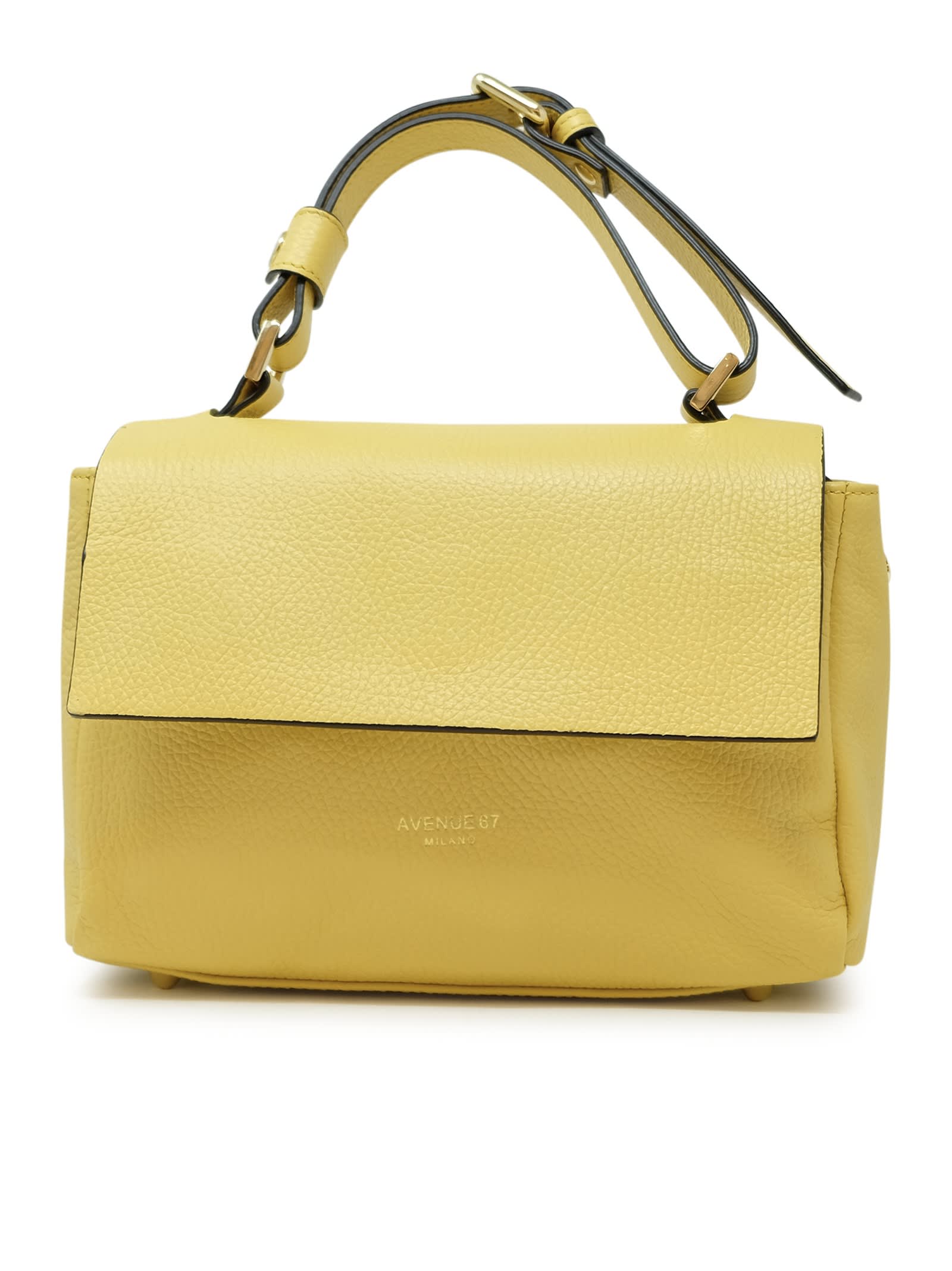 Elettra Xs Yellow Leather Bag