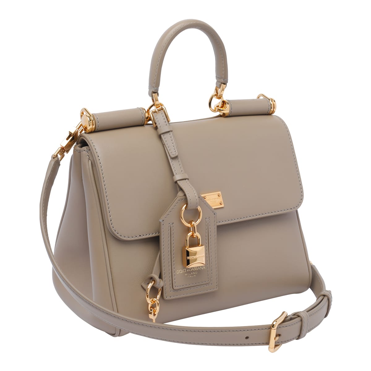 Dolce & Gabbana My Sicily Handbag In Sand