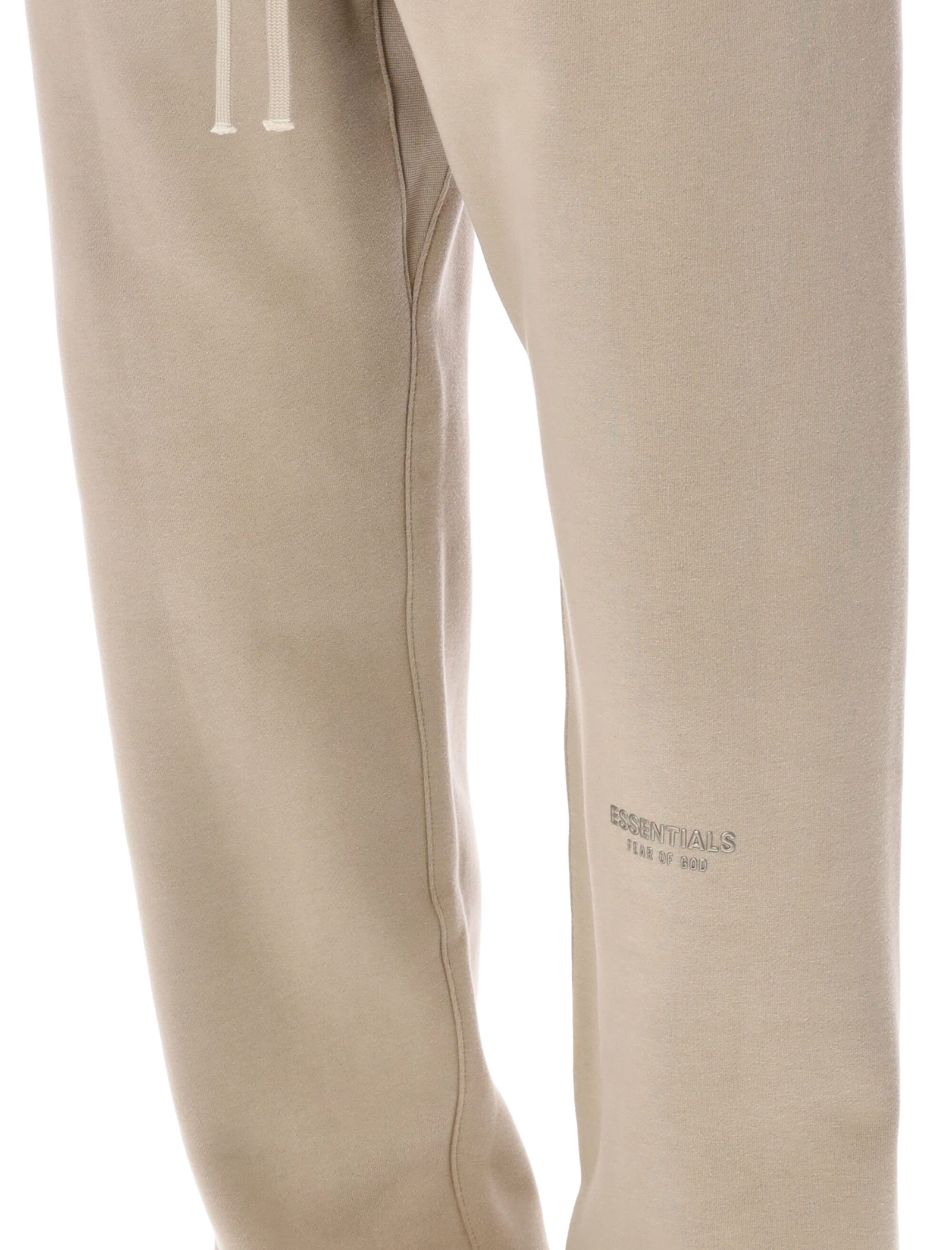 Fear Of God Vintage Core Fleece Sweatpants With Elastic Cuffs And In-seam Pockets In Brown