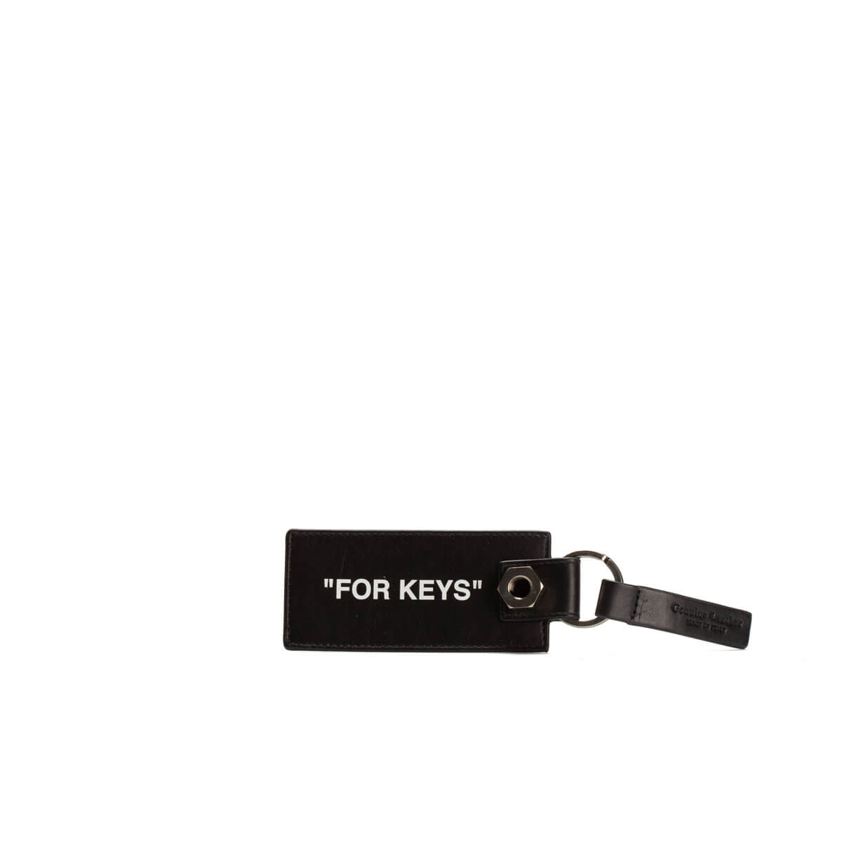 Off-White Quote Keychain
