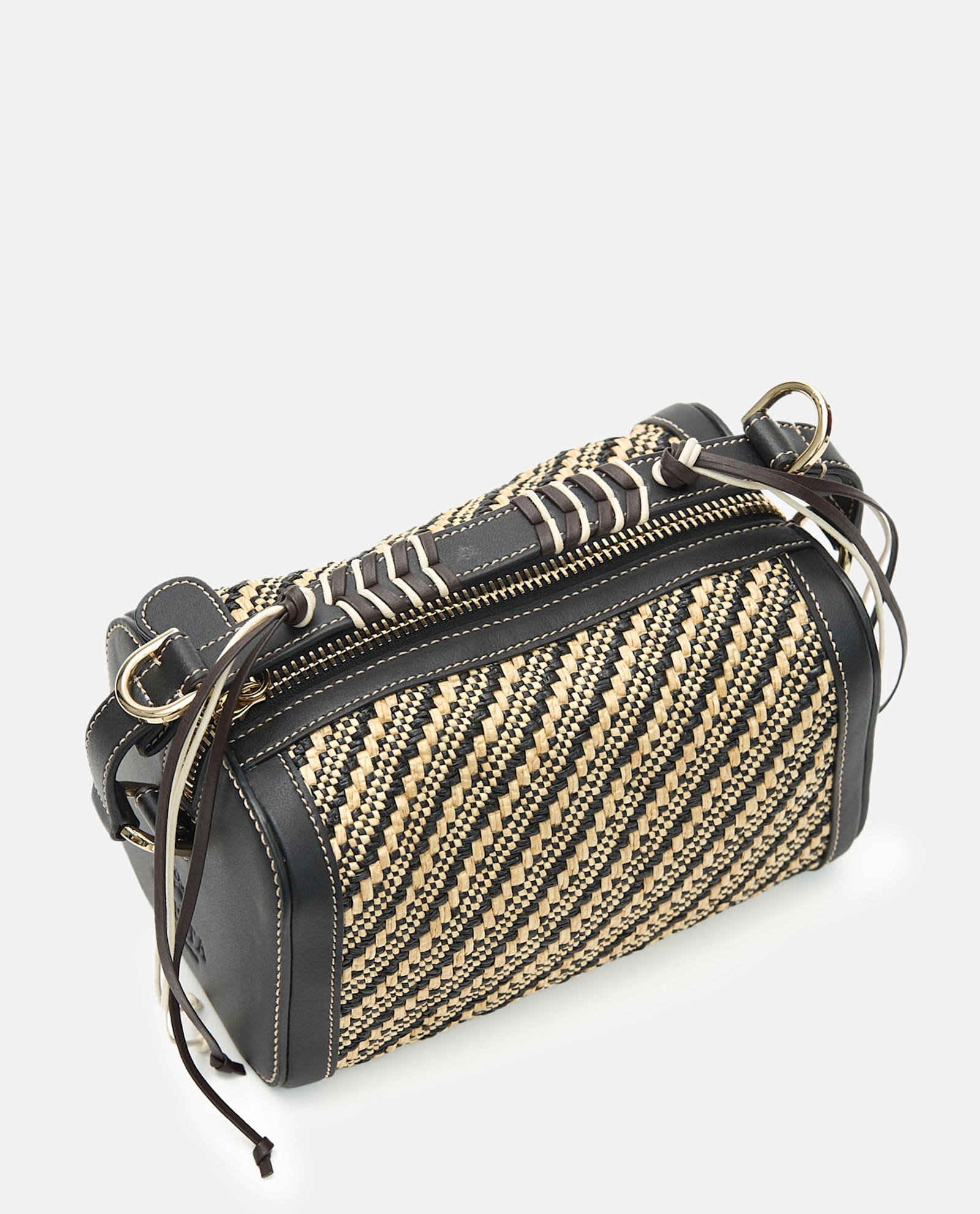 Cuba Lab Cubanita Stuoia Handbag In Black
