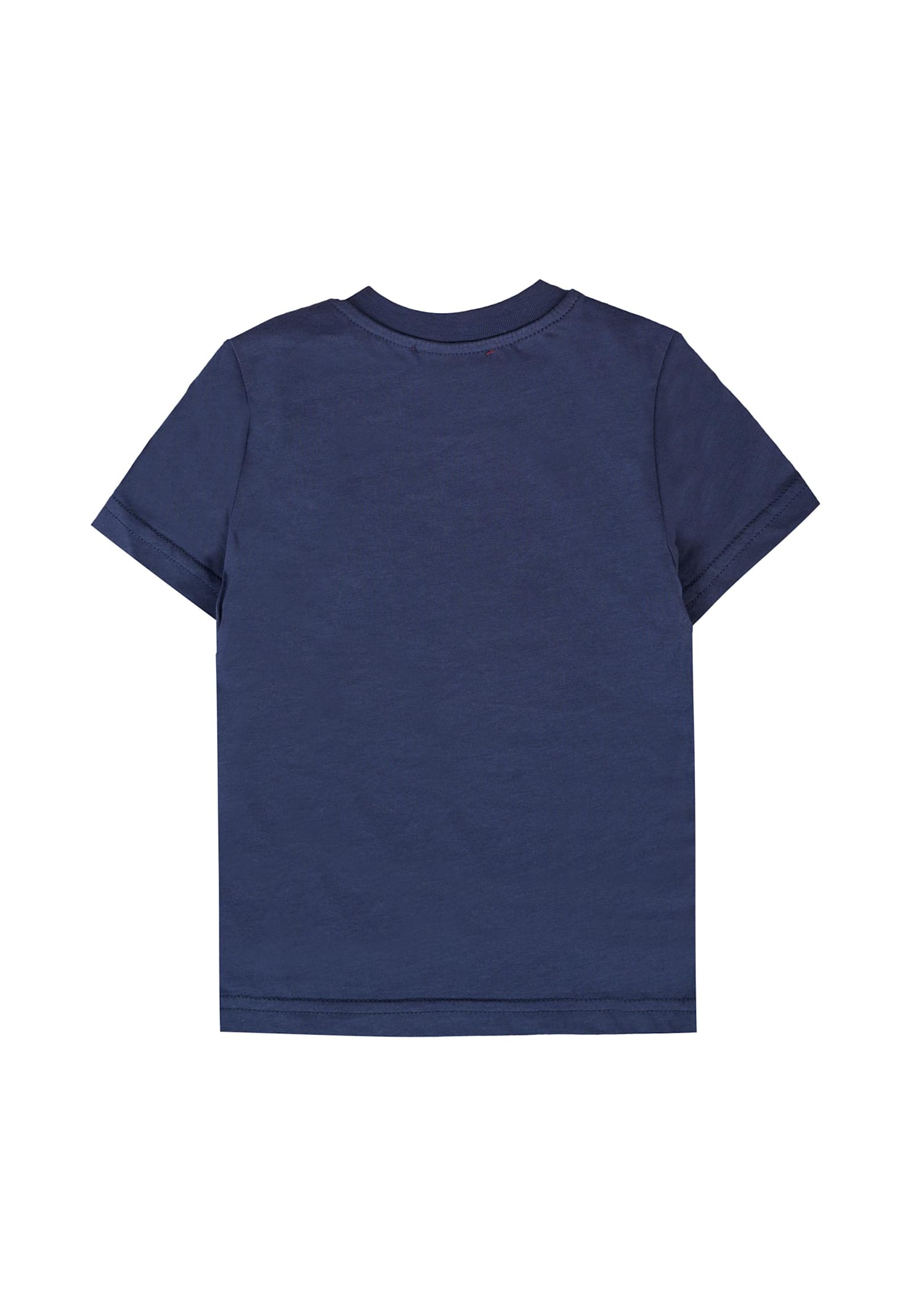 Diesel Blue T-shirt For Baby Boy With Logo In Blue