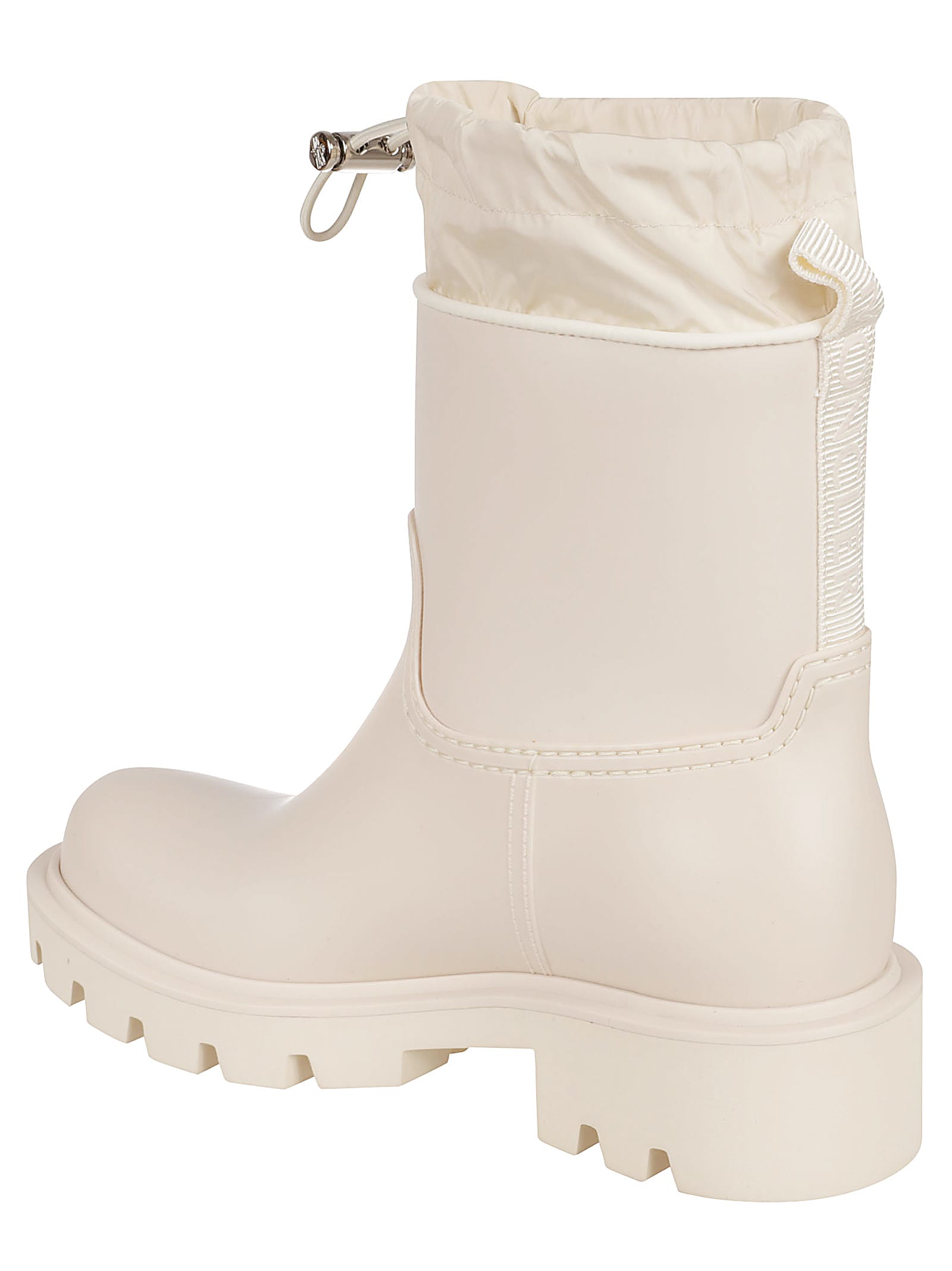 Shop Moncler Kickstream Boots In White