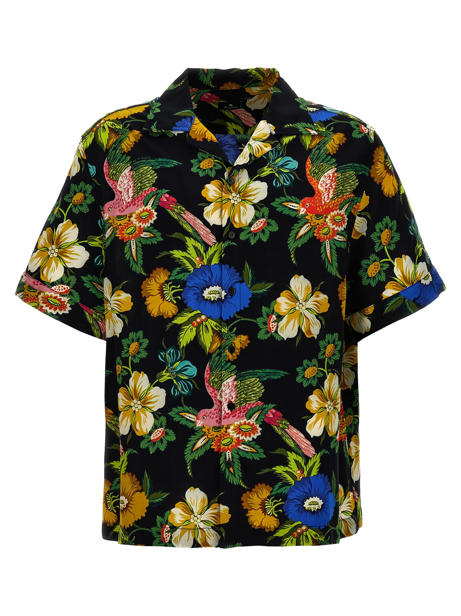 Shop Etro Zanzibar Print Shirt In Multicolor