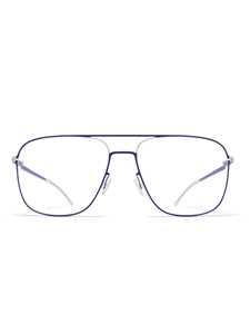 Shop Mykita Steen Eyewear In Silver/superblue