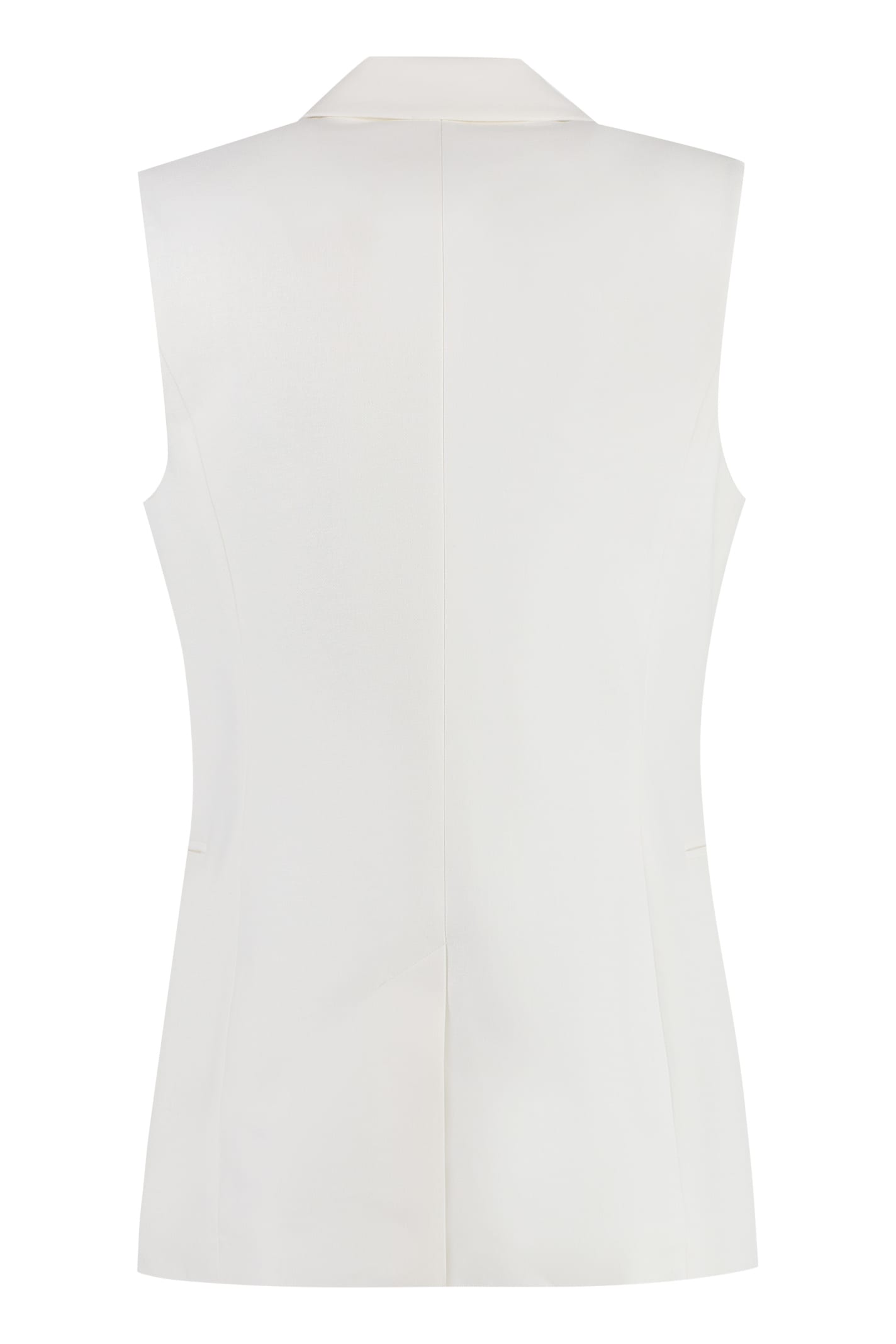 Shop Michael Michael Kors Linen Blazer In White