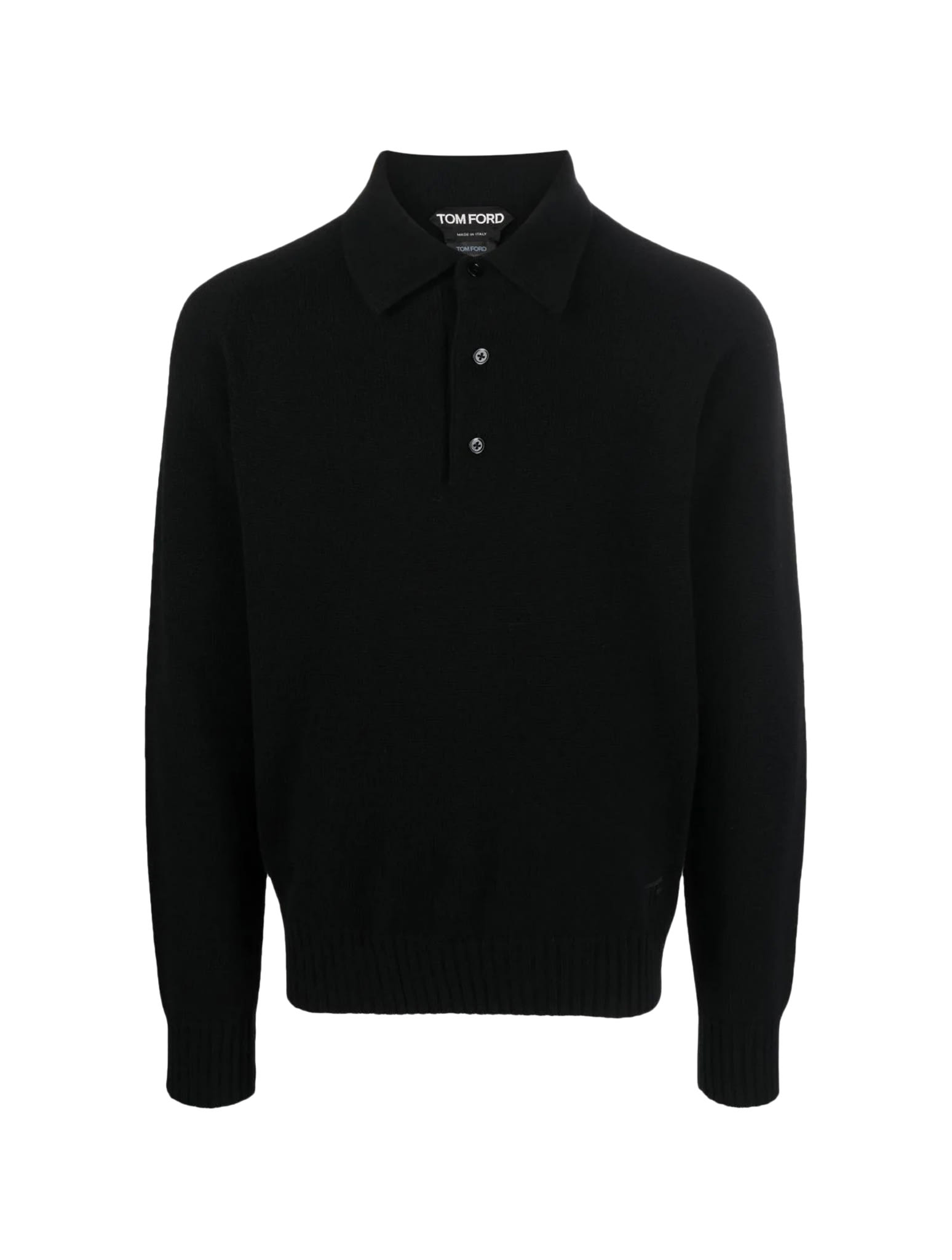 Tom Ford Long Sleeve Dress Shirt In Black