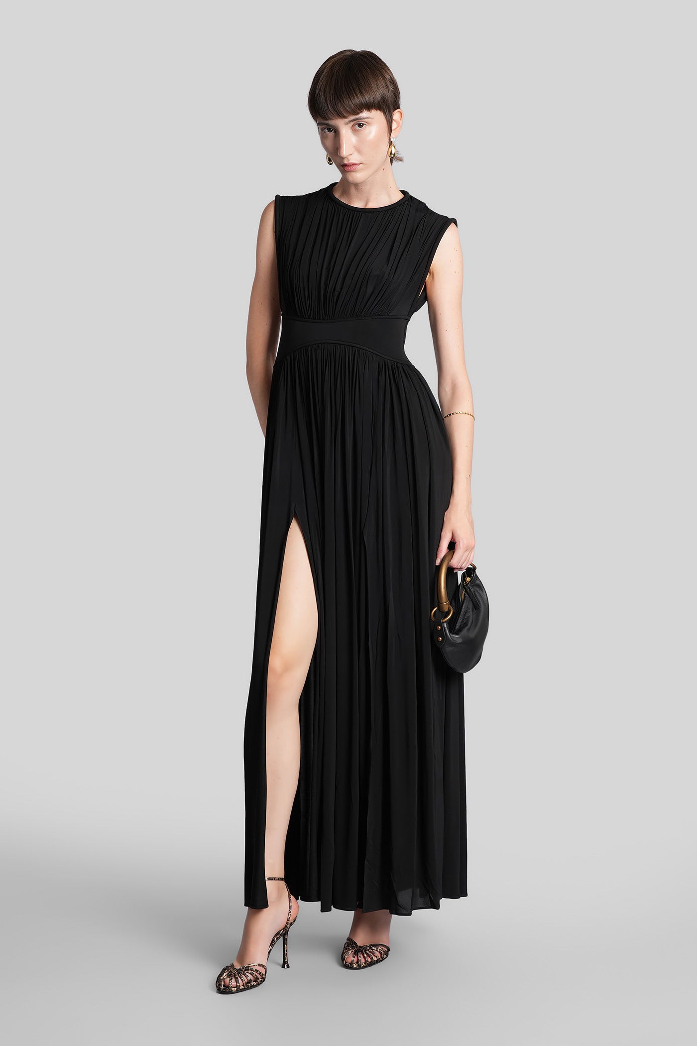 Zimmermann Hypnotic Column Dress In Black