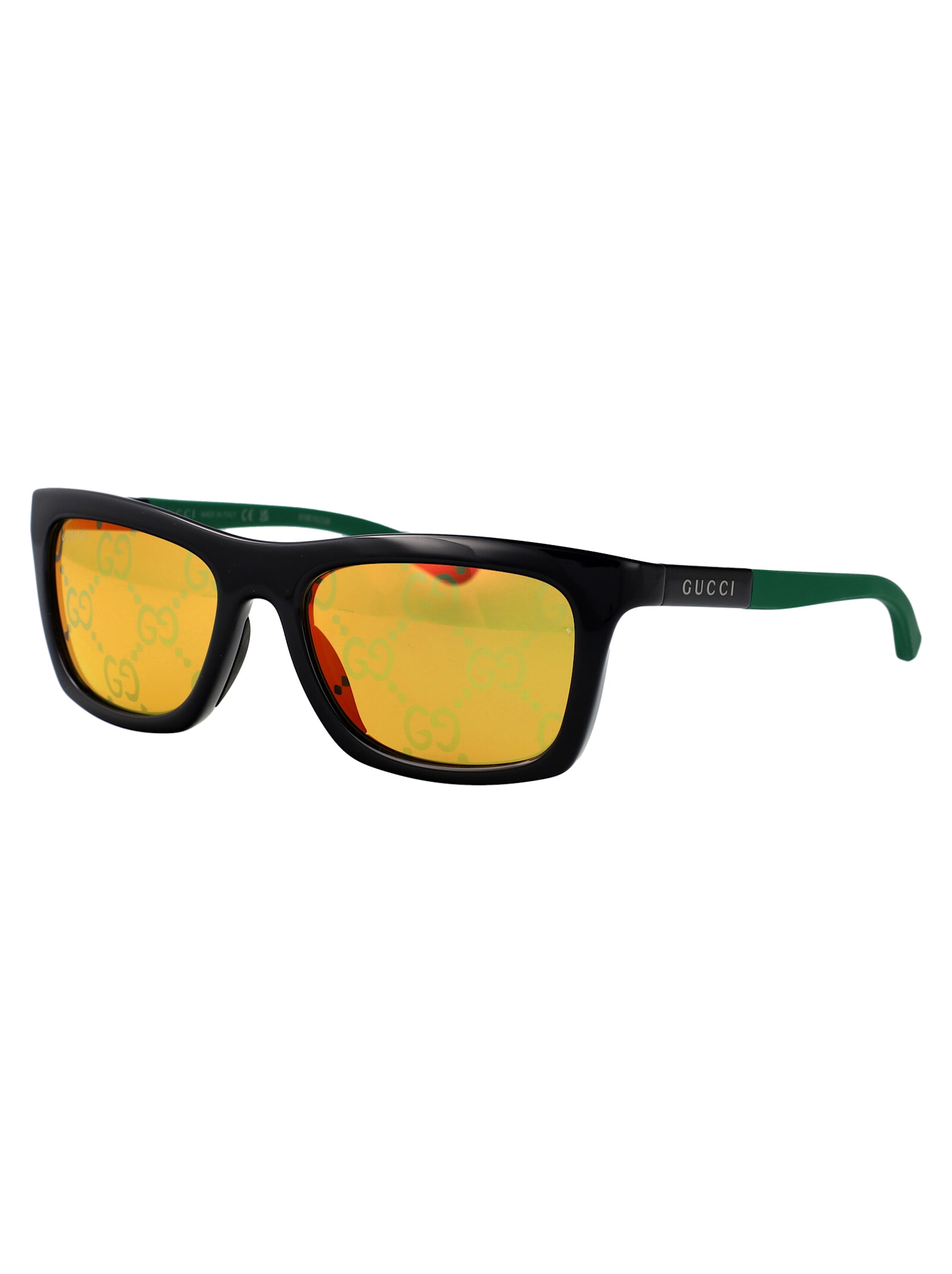 Gucci Gg1735s Sunglasses In Black-green-yellow