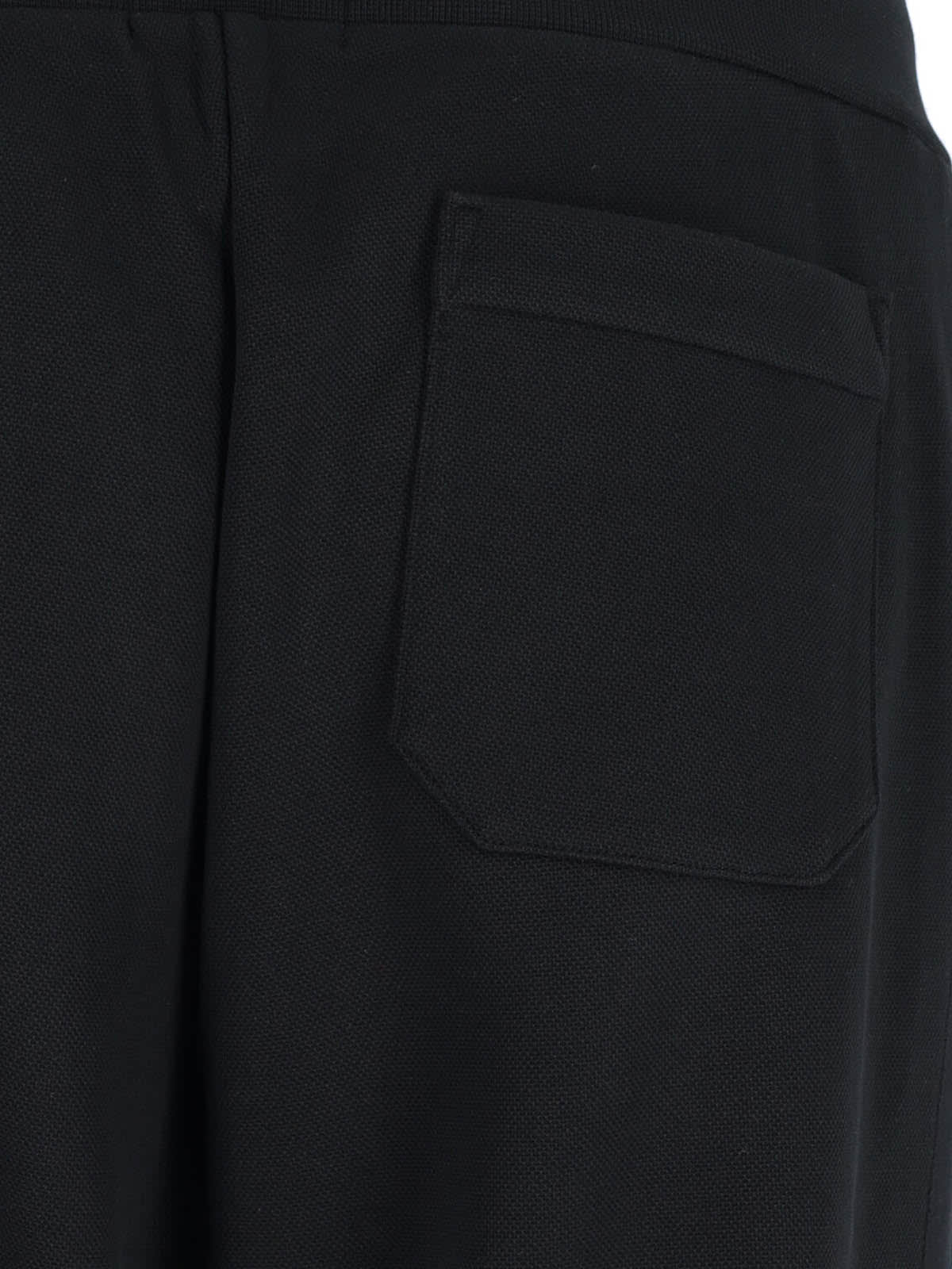 Polo Ralph Lauren Straight Leg Trousers Elastic Waistband In Black