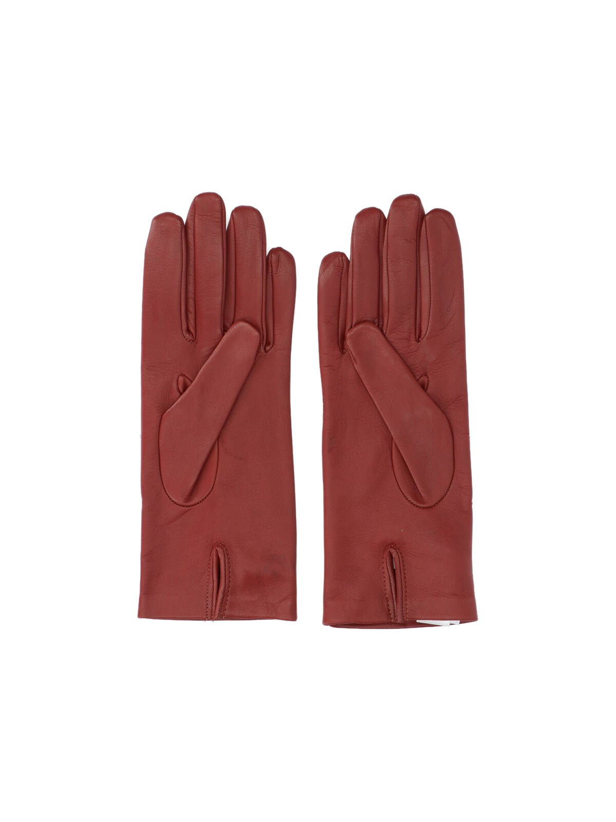 Maison Margiela Four Stitches Gloves In Red