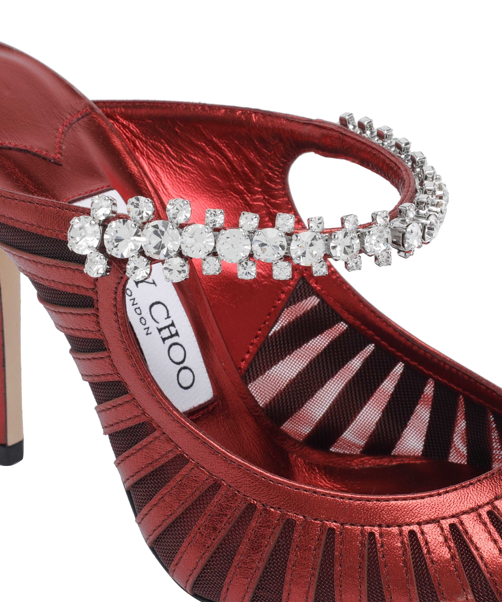 Jimmy Choo Pointed High-heeled Sandals In Red