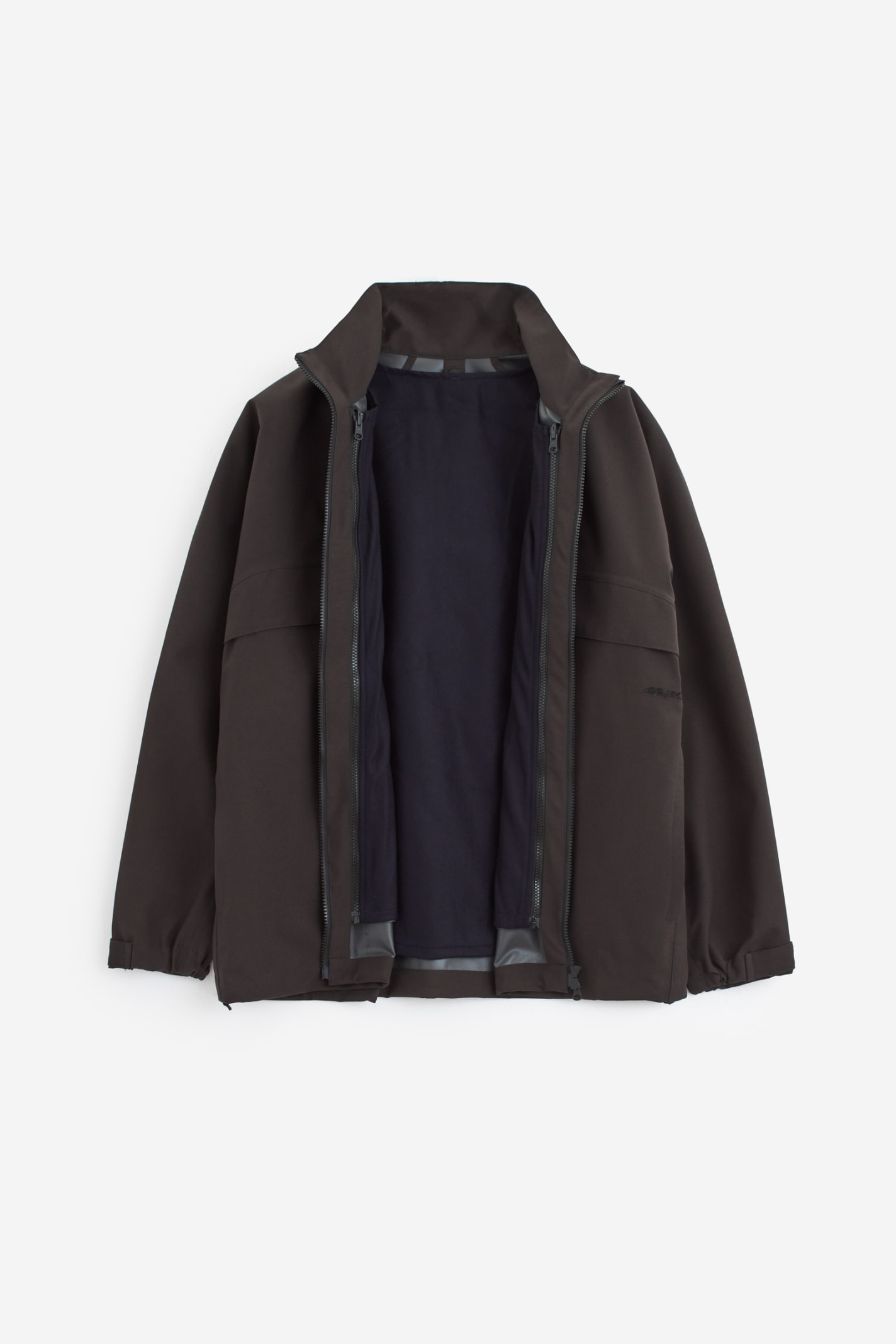 Shop Gr10k Bembecula Shall Jacket In Grey