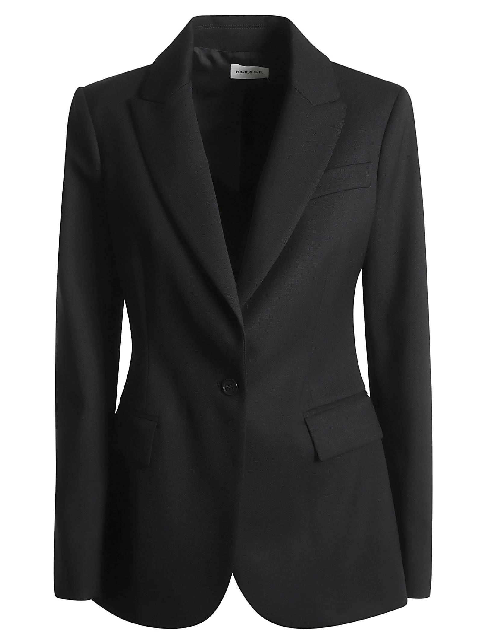 Shop P.a.r.o.s.h Liluxy Blazer In Black