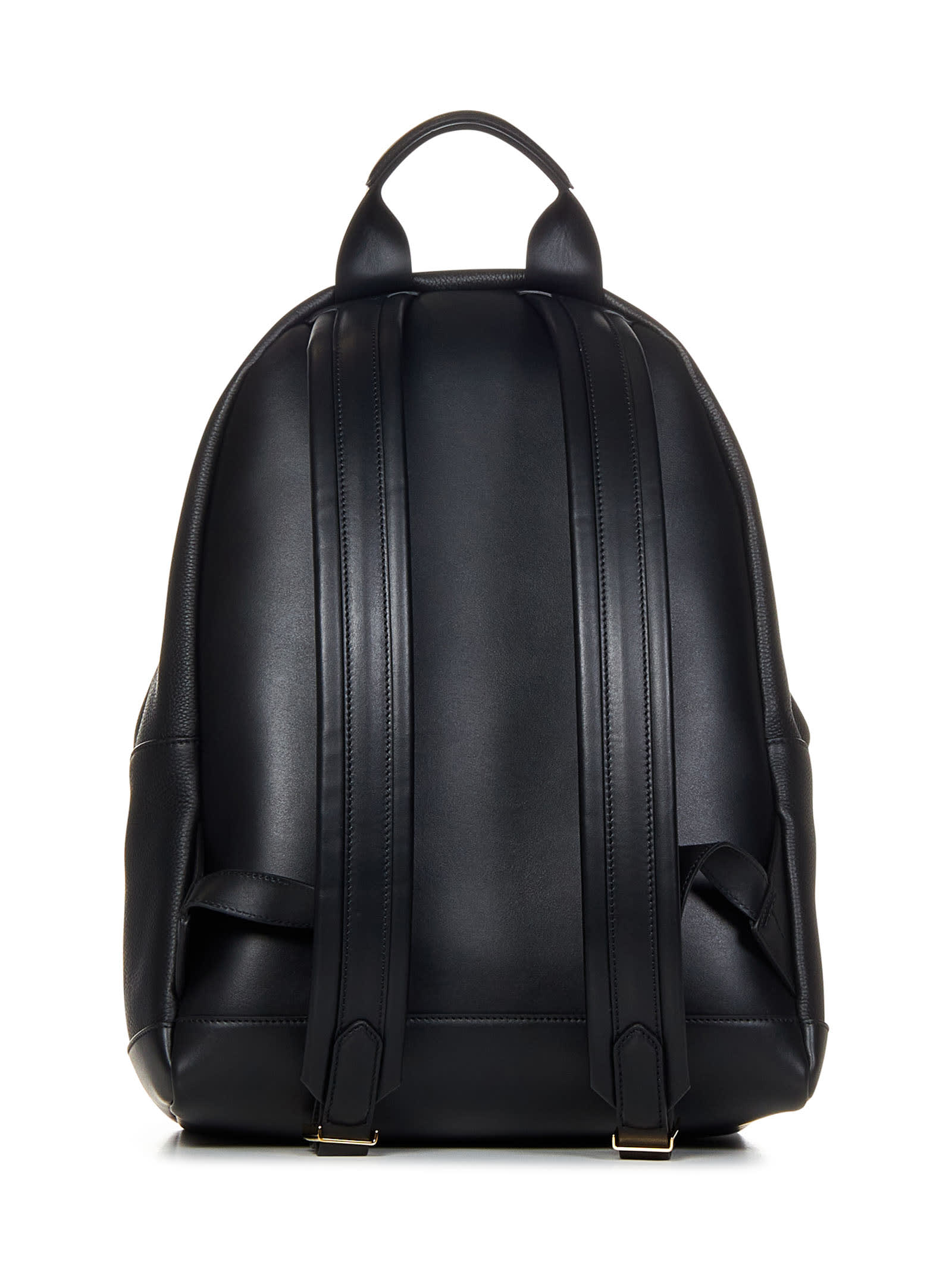 Shop Tom Ford Buckley Backpack In Black