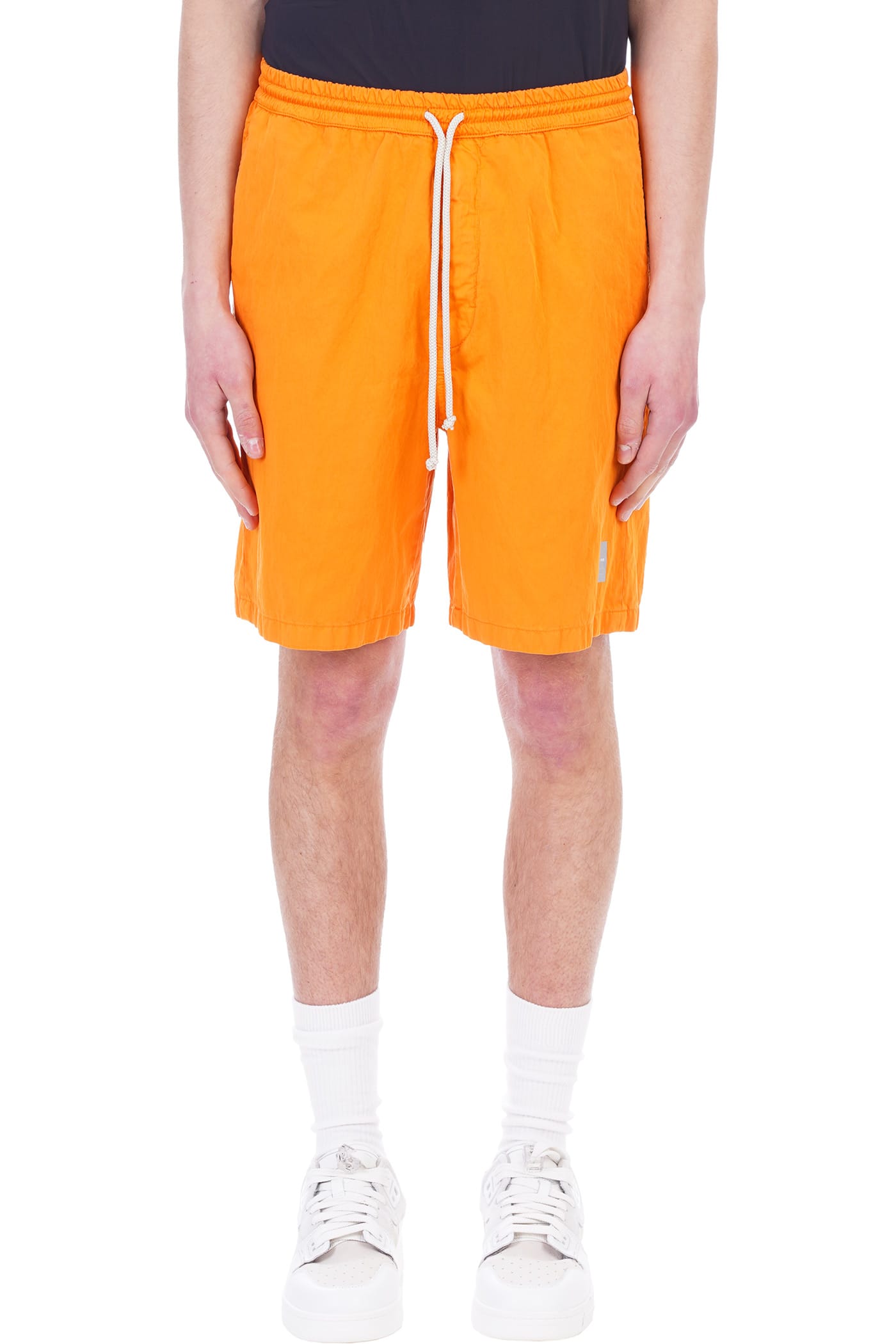 Department Five Collins Shorts In Orange Cotton