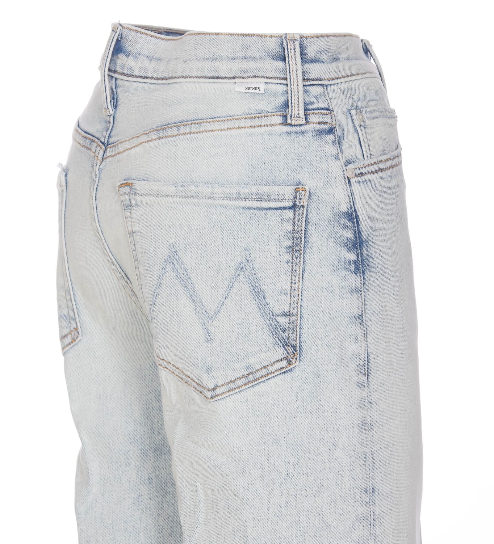 Shop Mother The Tomcat Jeans In Blue