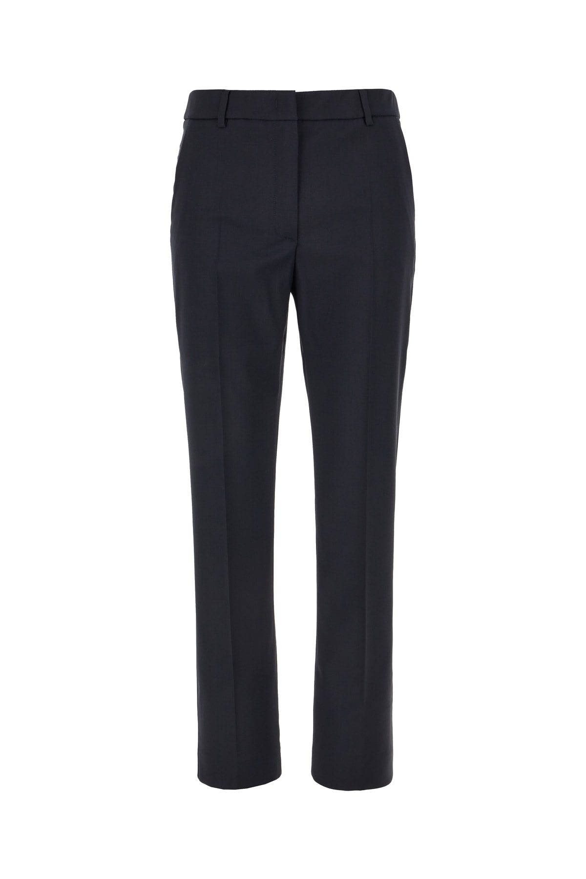 Weekend Max Mara Midnight Blue Wool Blend Canon Pants