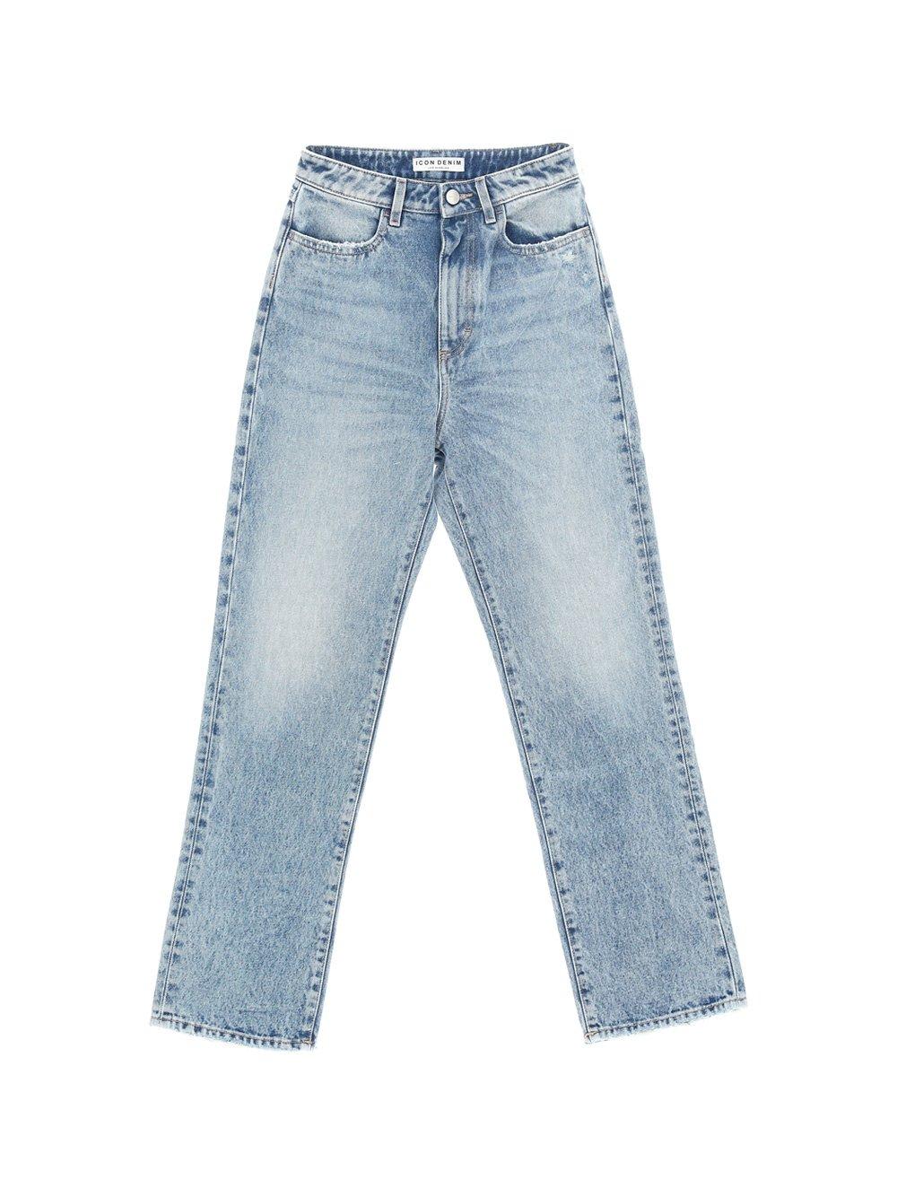 Straight-leg Distressed Jeans