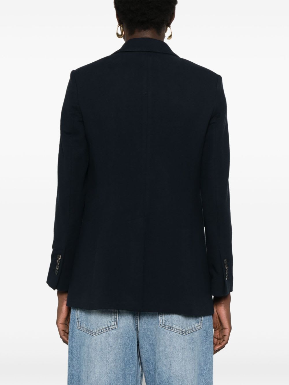 Circolo 1901 Cotton Single-breasted Jacket In Black