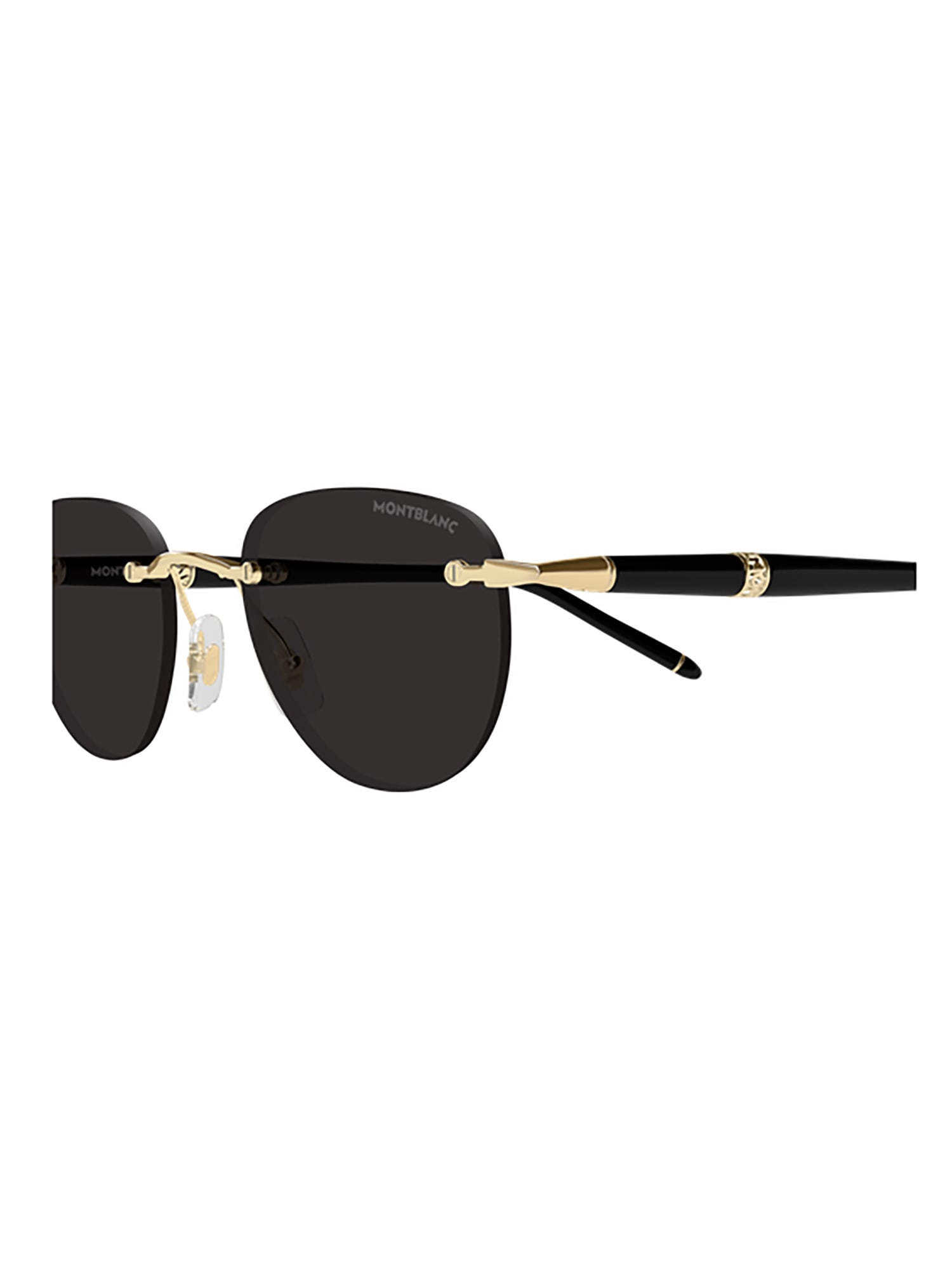 Montblanc Mb0412s Sunglasses In Gold