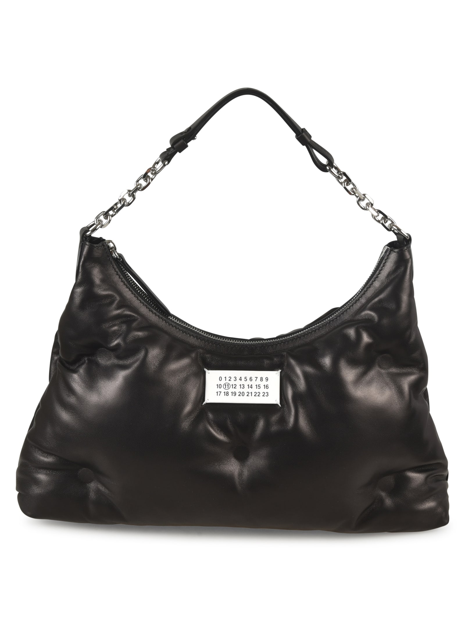 Shop Maison Margiela Medium Glam Slam Shoulder Bag In Black