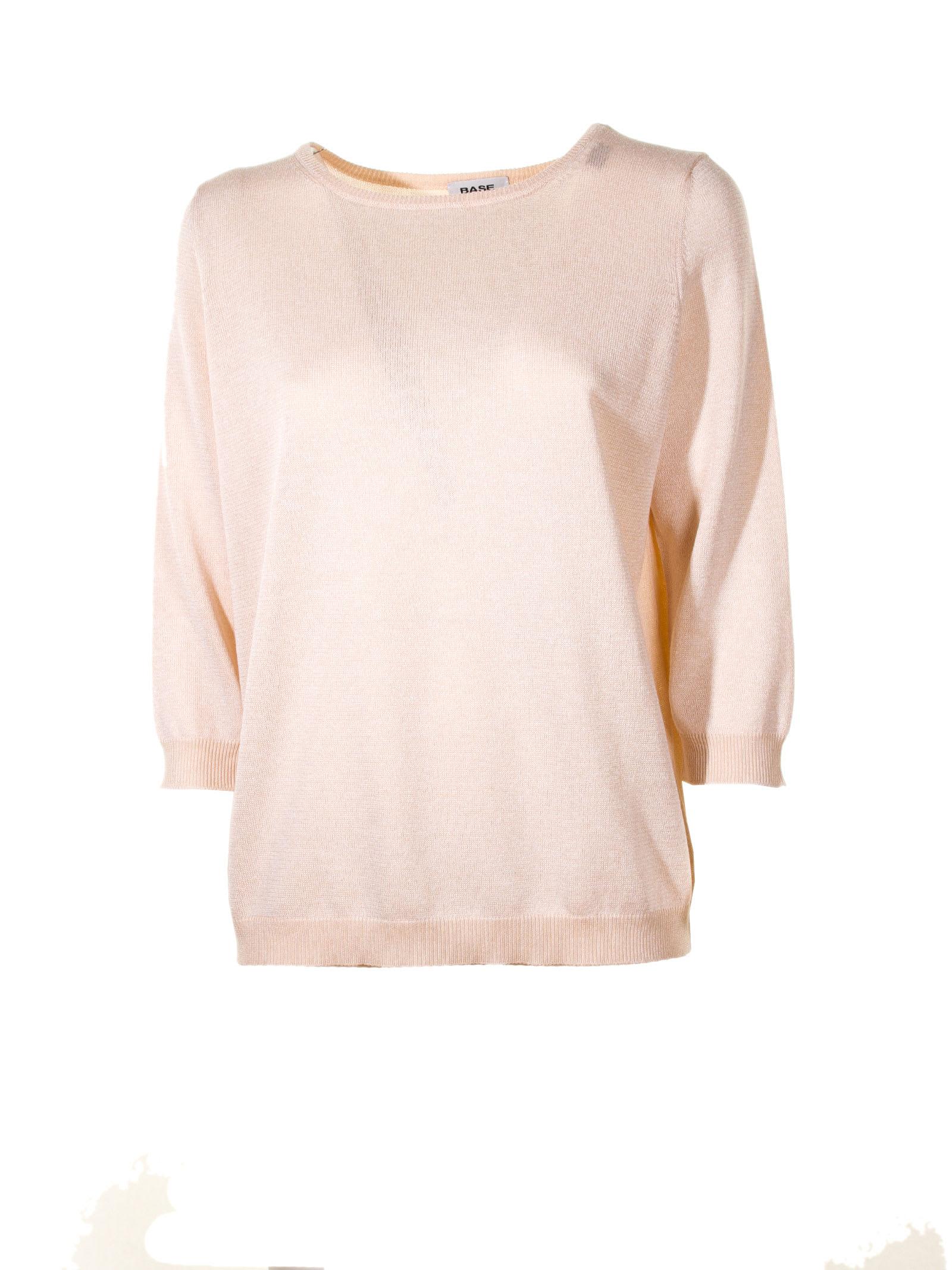 Base Pink Shirt With 3/4 Sleeves
