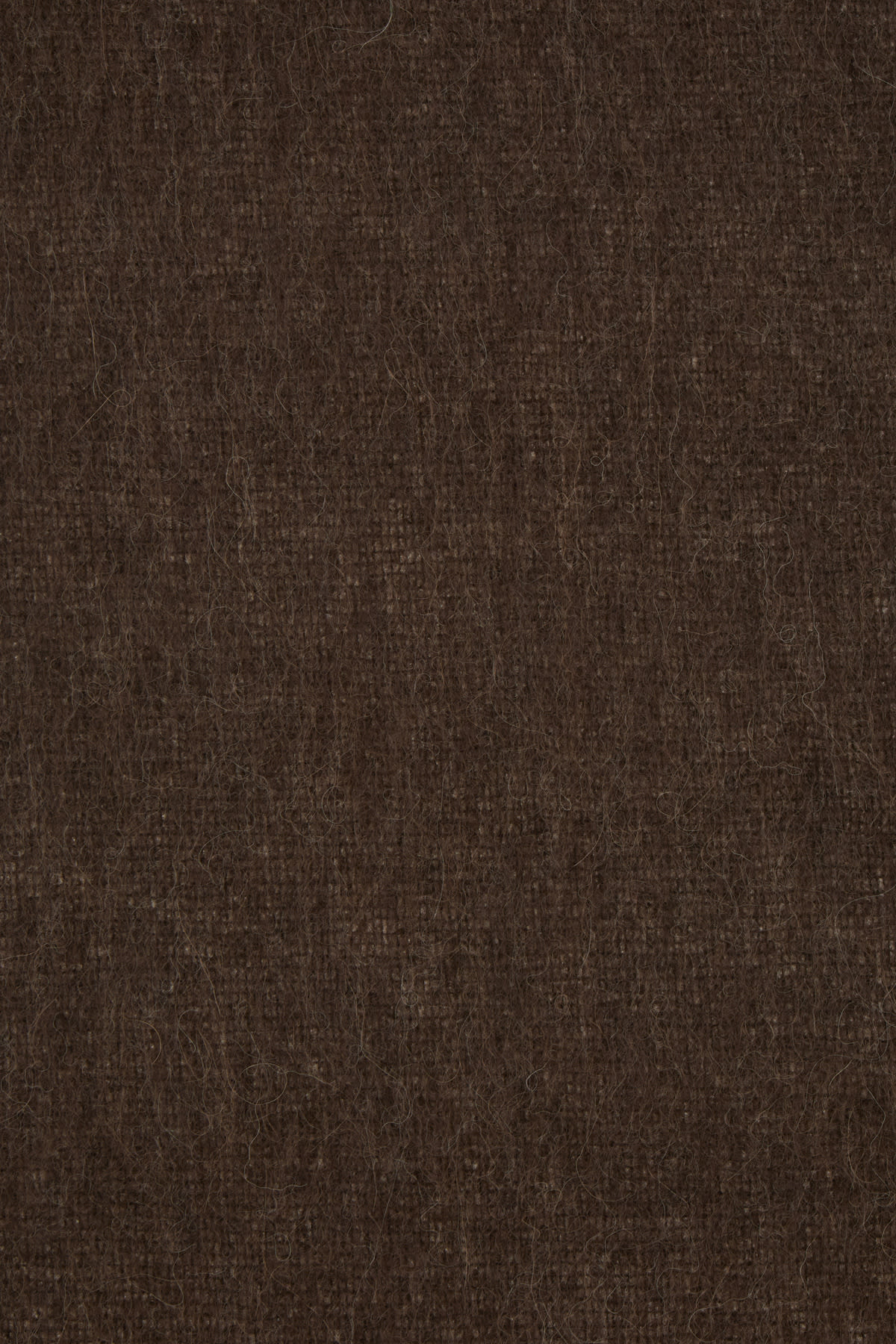 Marni Soft Alpaca Blend Scarf With Fringed Edges In Brown