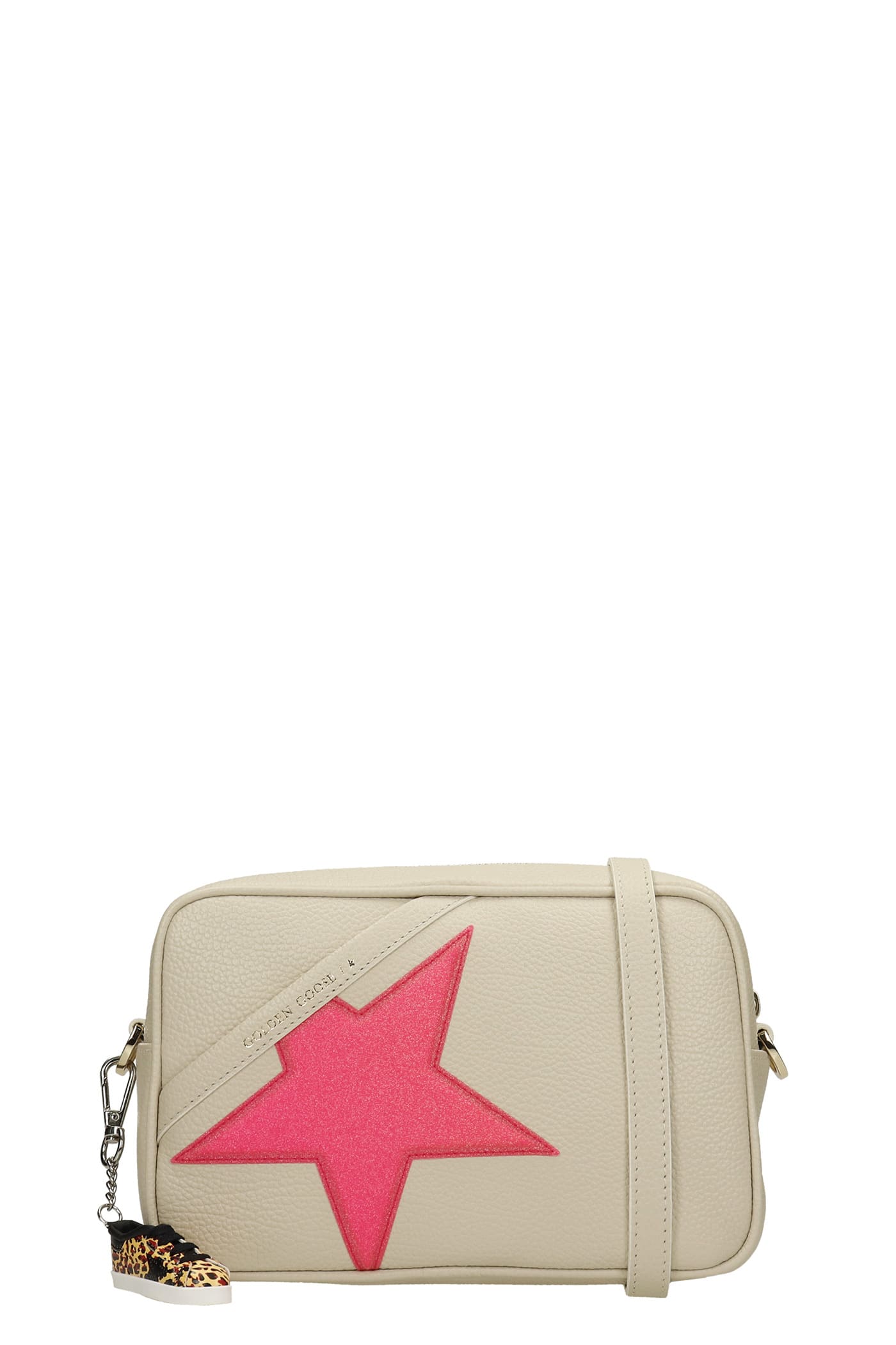 Golden Goose Star Bag Shoulder Bag In White Leather