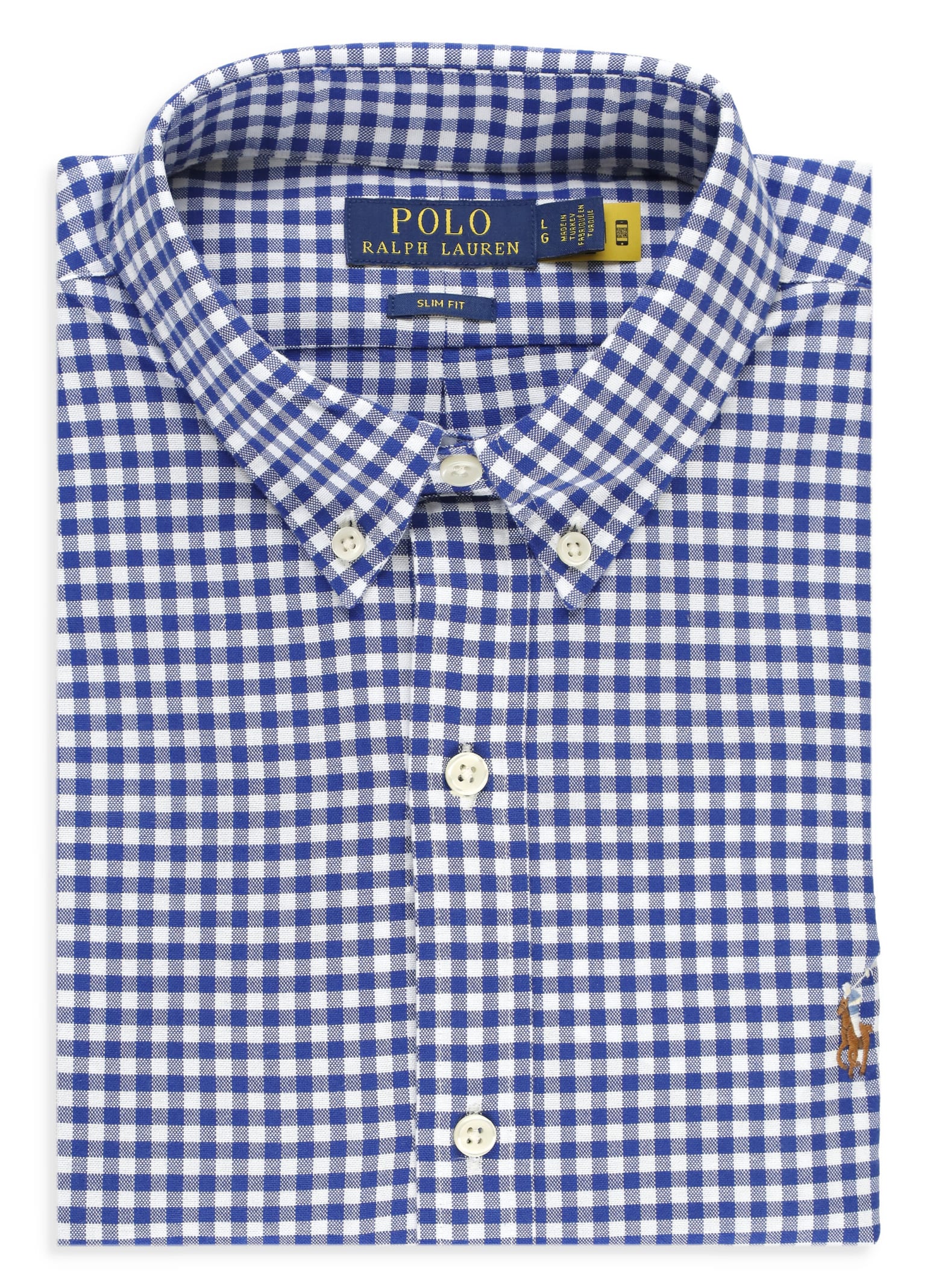 Shop Ralph Lauren Pony Cotton Shirt In Blue