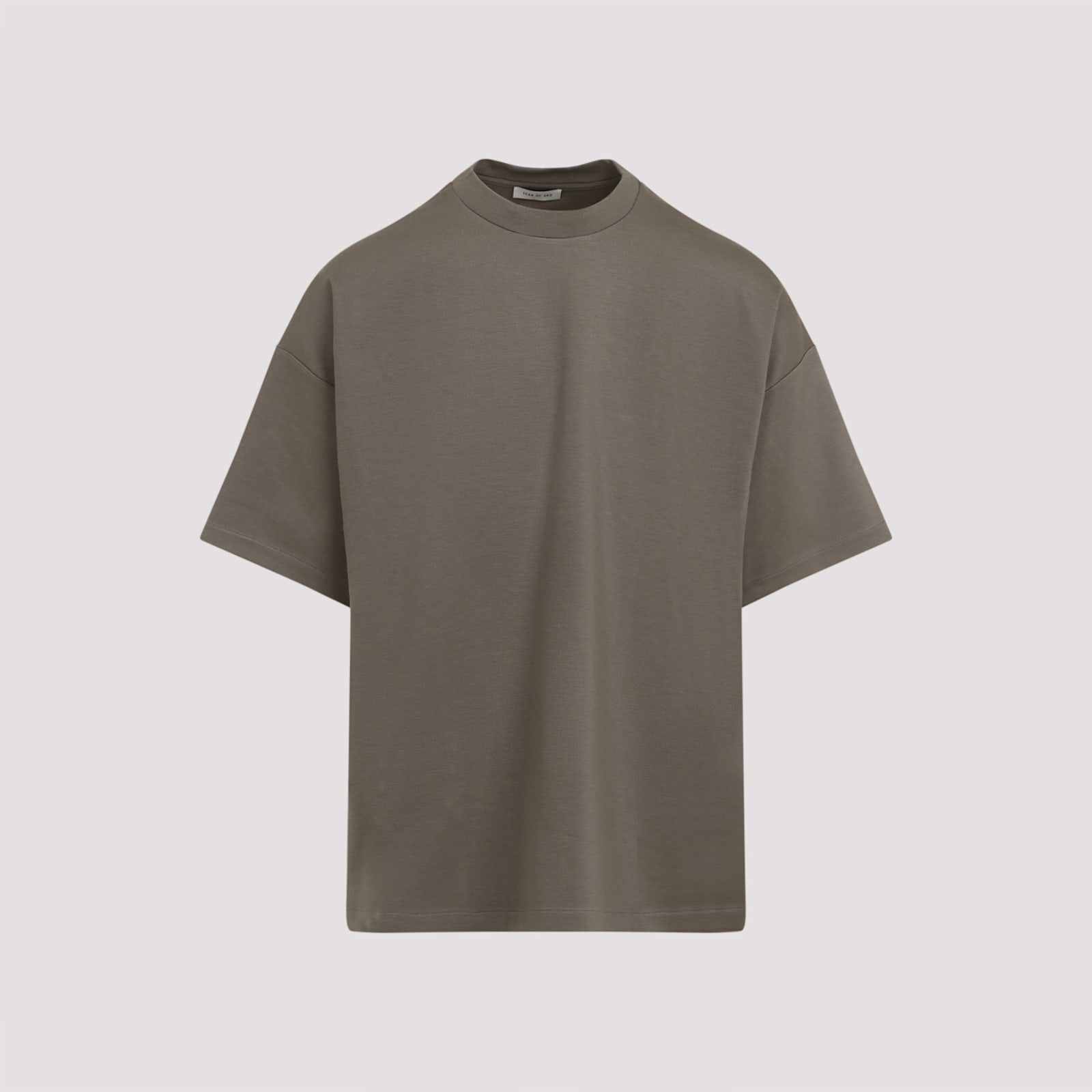 Shop Fear Of God Short Sleeve T-shirt In Wood