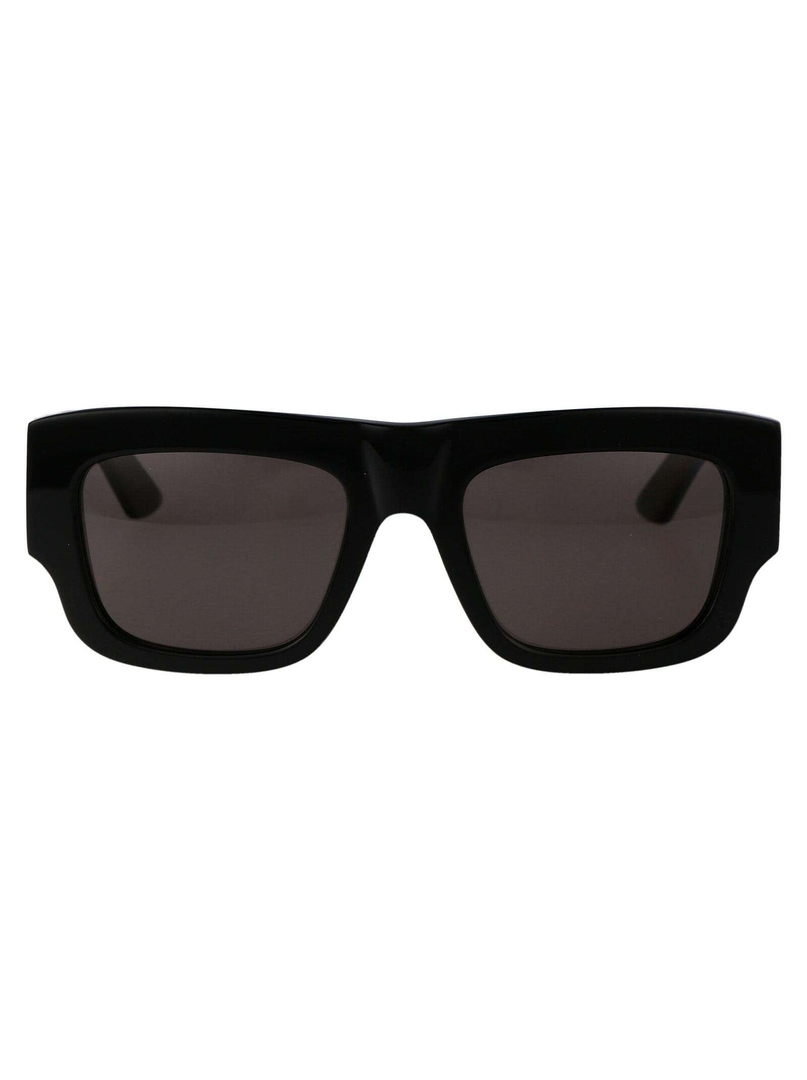 Shop Alexander Mcqueen Am0449s Sunglasses In 001 Black Black Grey