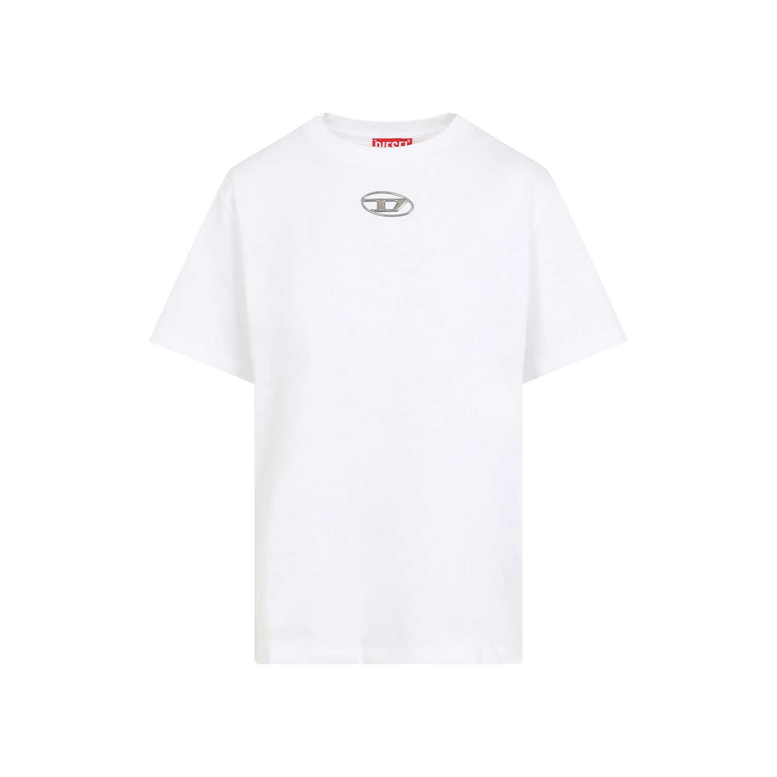 Diesel T-regs-od-q1 Tshirtr In White