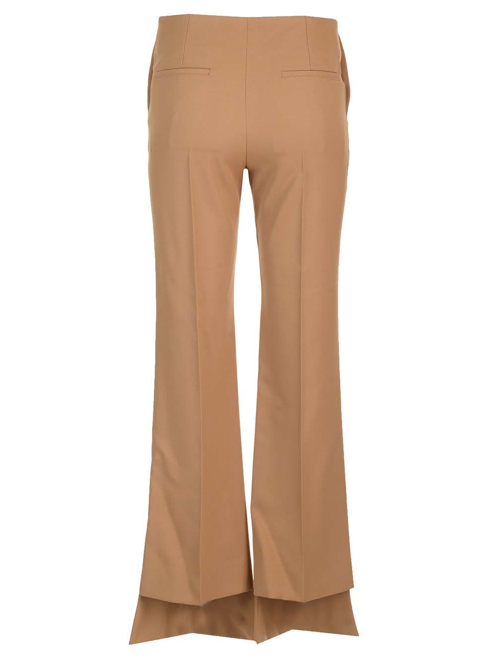 Shop Chloé Tailored Trousers In Beige