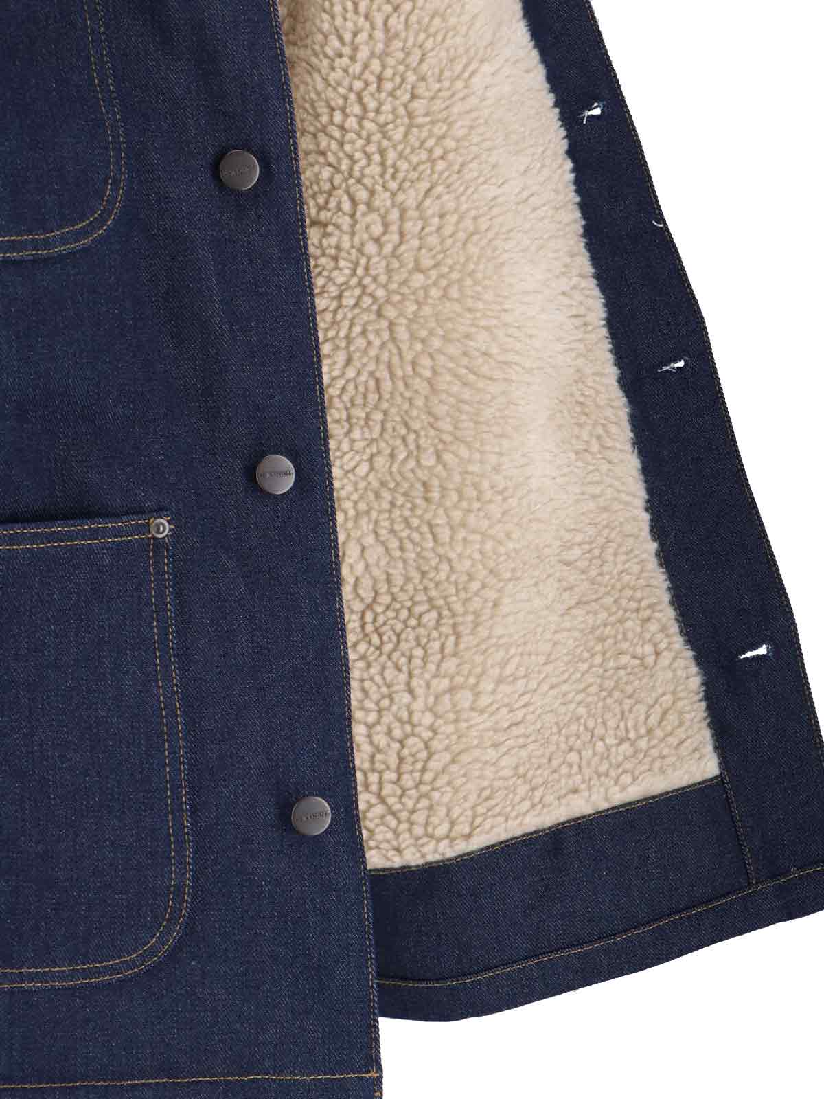 Carhartt Casual Jacket With Long Sleeves And Pockets In Blue