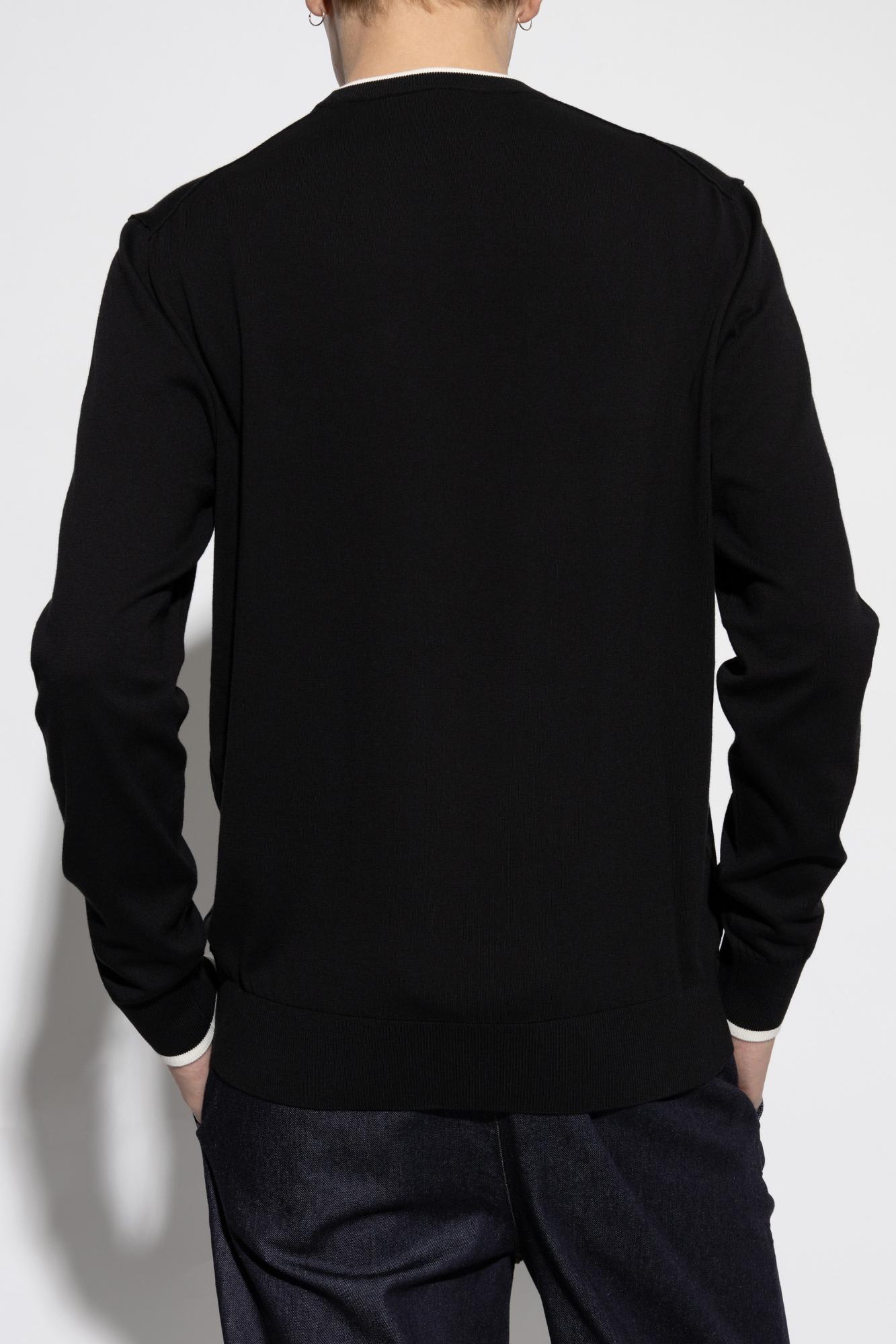 Shop Dolce & Gabbana Sweater With Logo In Nero