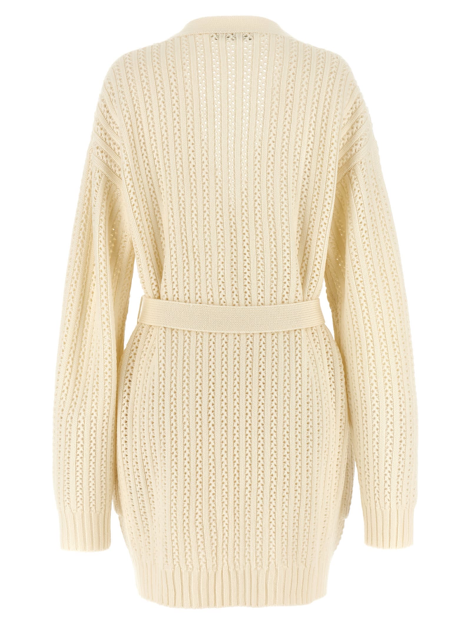 Shop Max Mara Balzac Cardigan In White