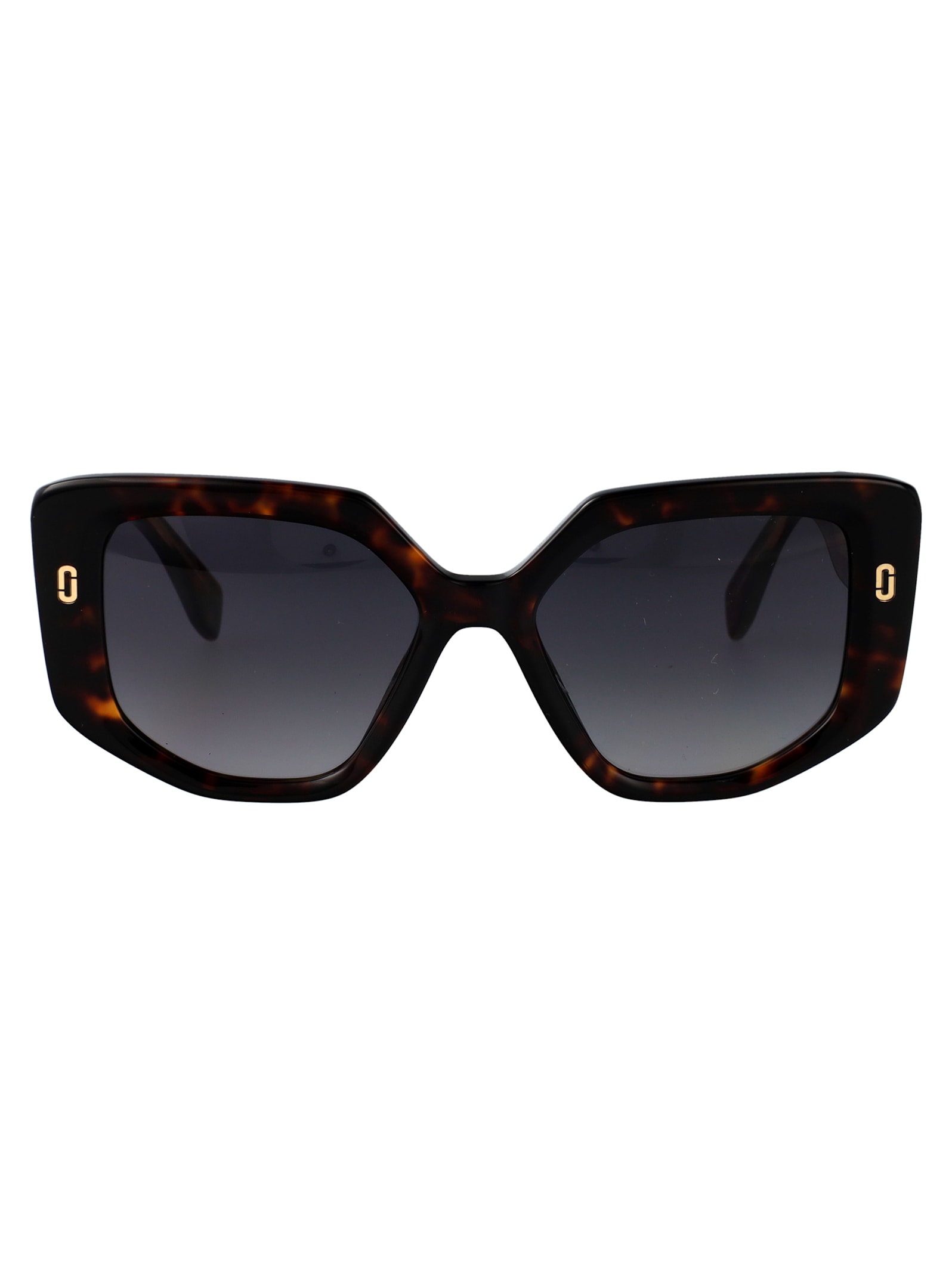 Marc Jacobs Havana Acetate Sunglasses In Brown