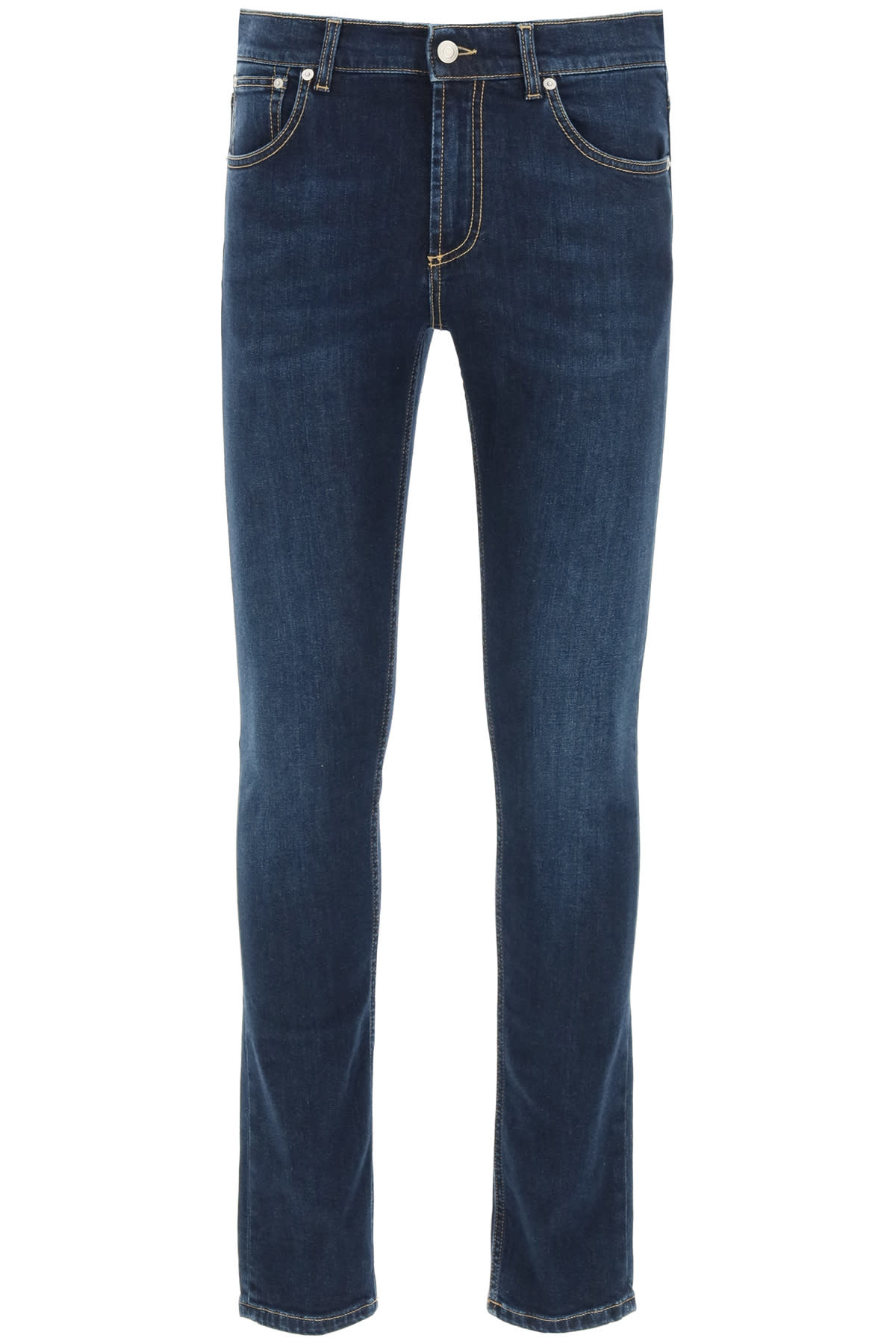 Alexander McQueen Jeans With Logo Embroidery