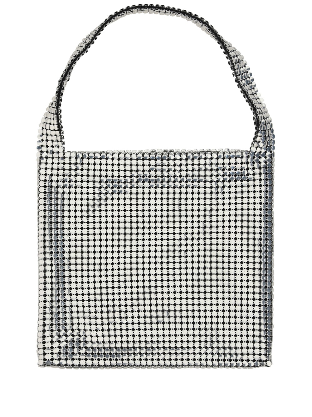 Shop Rabanne Pixel Hobo Shoulder Bag In Argento