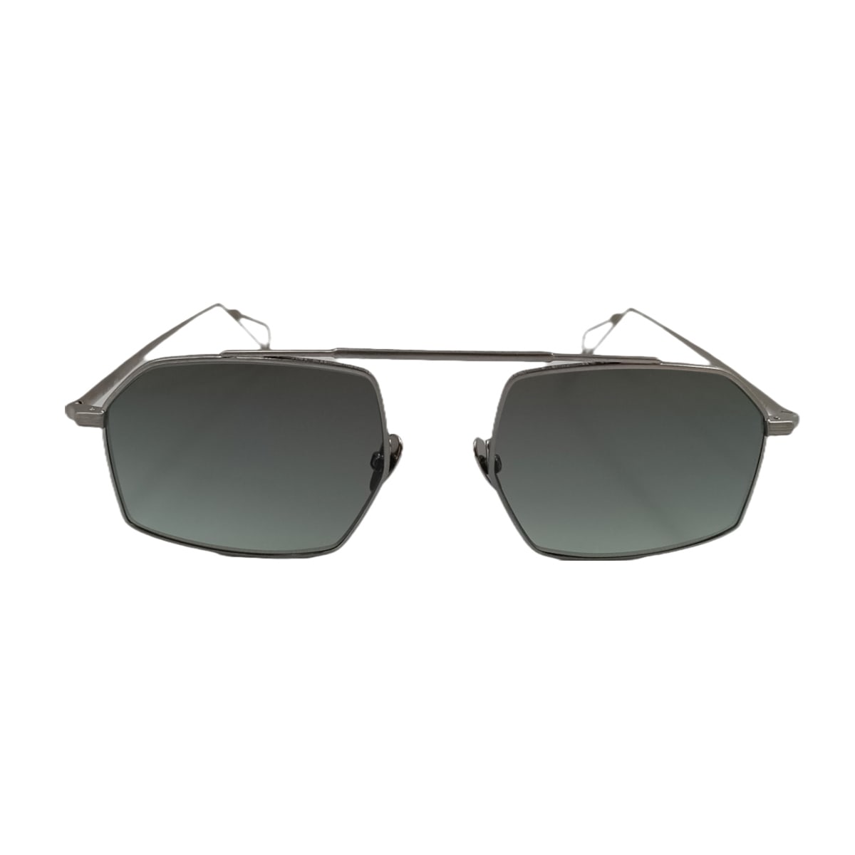 Royale Ruthenium Brushed/ Green Sunglasses